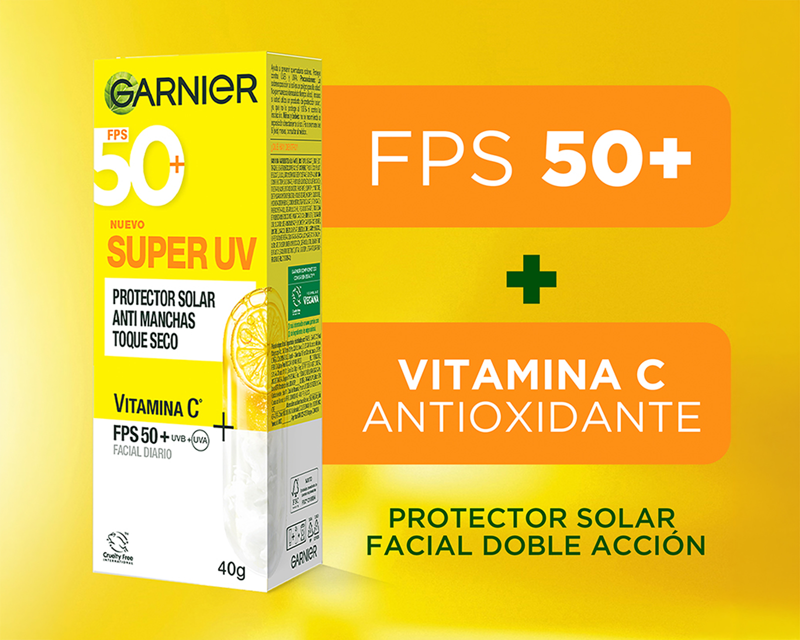 Foto 4 | Foto 4 | Protector Solar Antimanchas Garnier Super UV 40 g