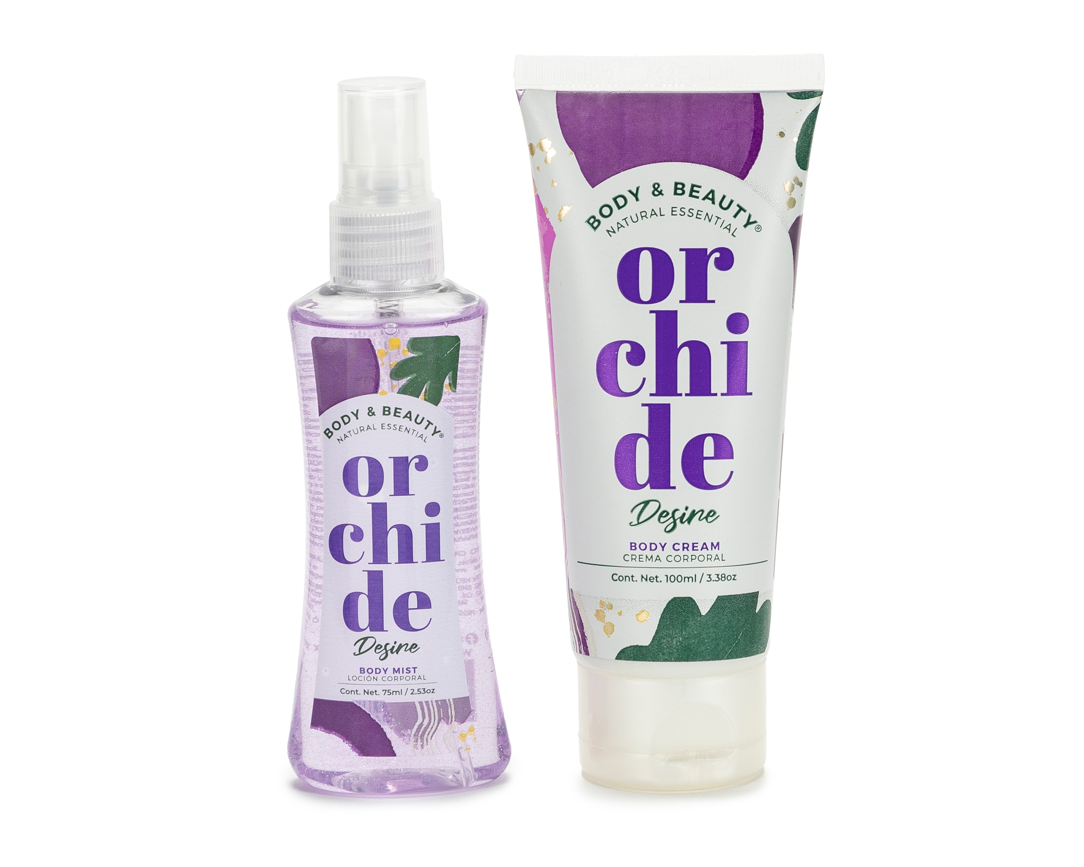 Set Loción y Crema Corporal Body & Beauty Orchide Desire 2 Piezas