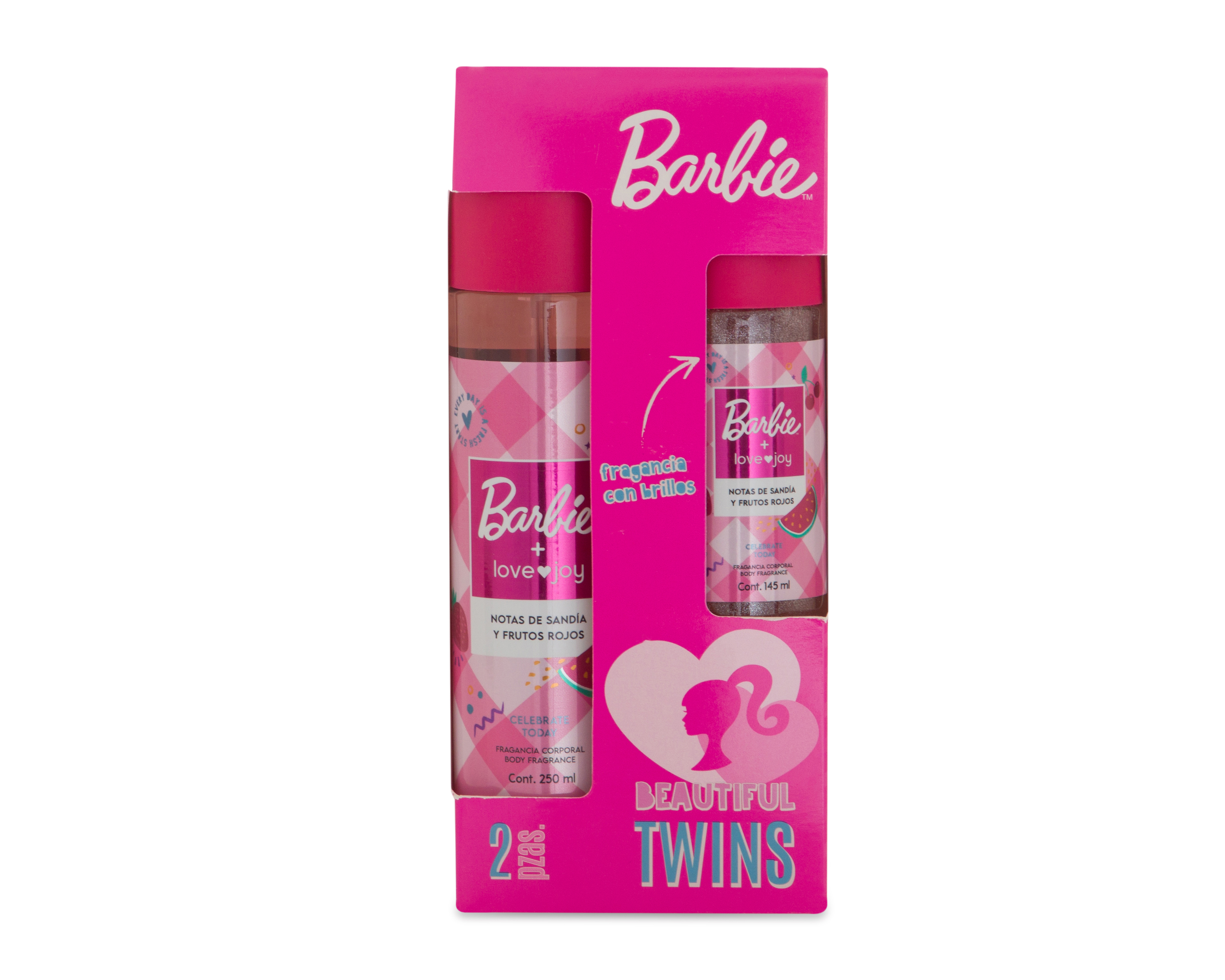 Set de Fragancia Corporal Barbie Love Joy 2 Piezas