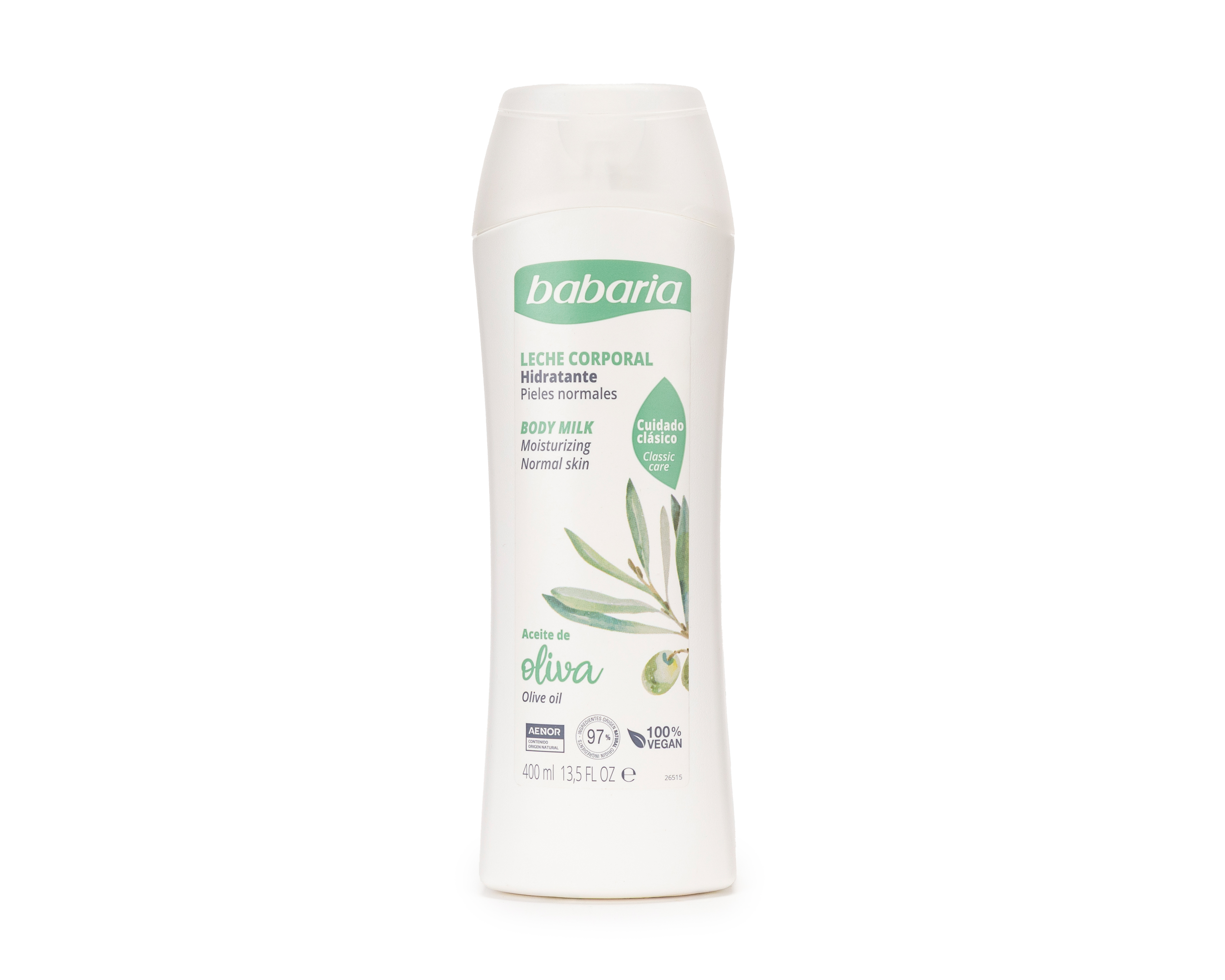 Leche Corporal Babaria con Aceite de Oliva 400 ml