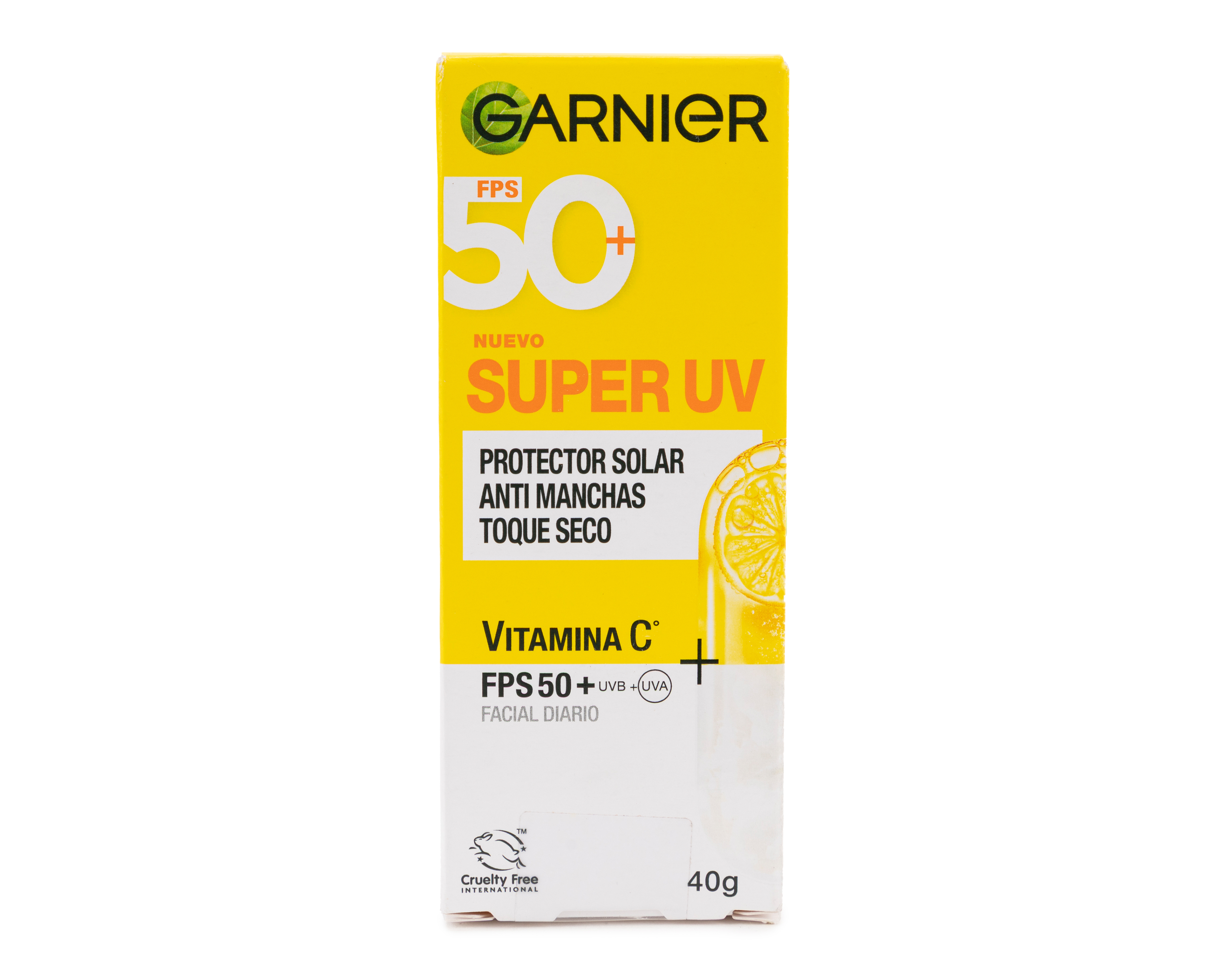 Foto 2 pulgar | Foto 1 | Protector Solar FPS 50+ Garnier Super UV 40 g