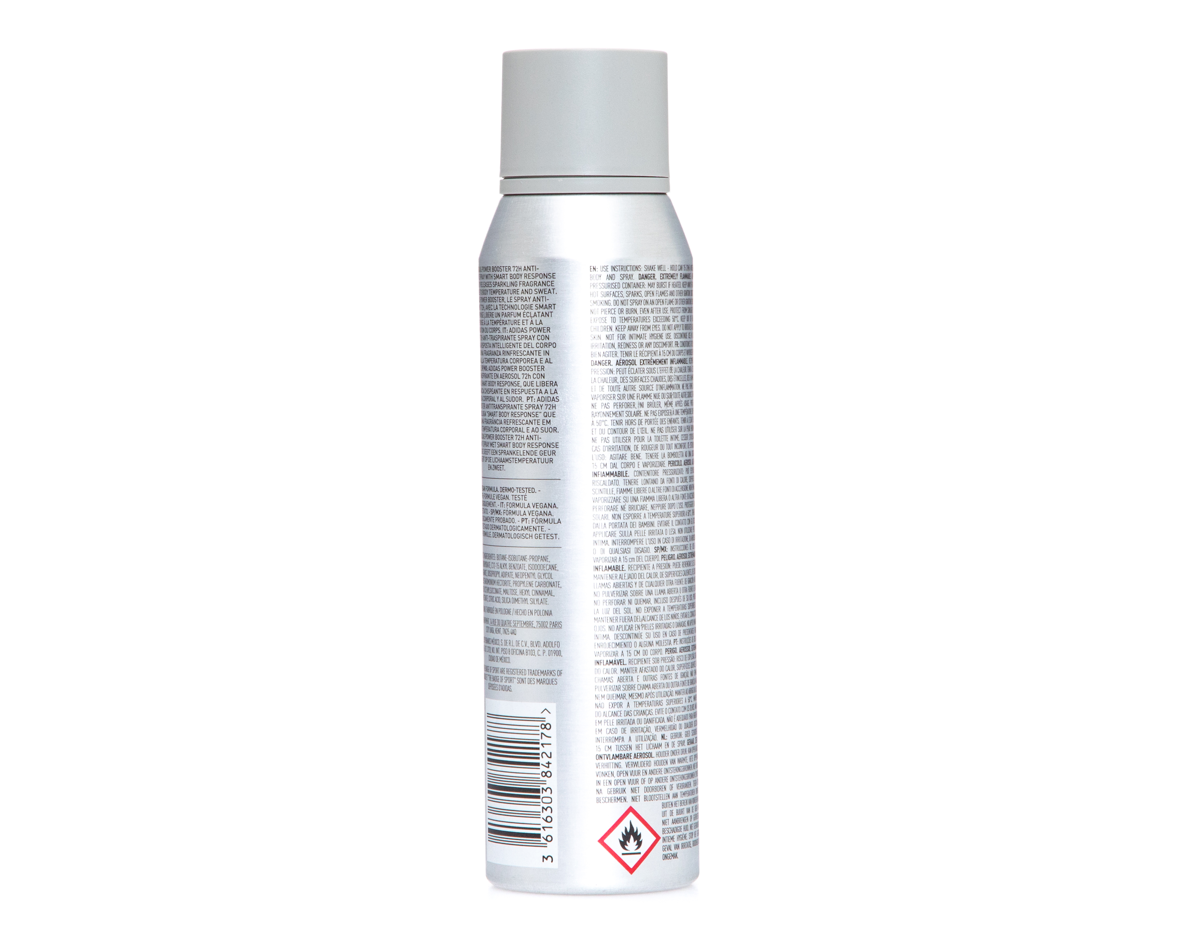 Foto 3 pulgar | Foto 2 | Desodorante en Aerosol Adidas Power Booster 72 Horas 150 ml