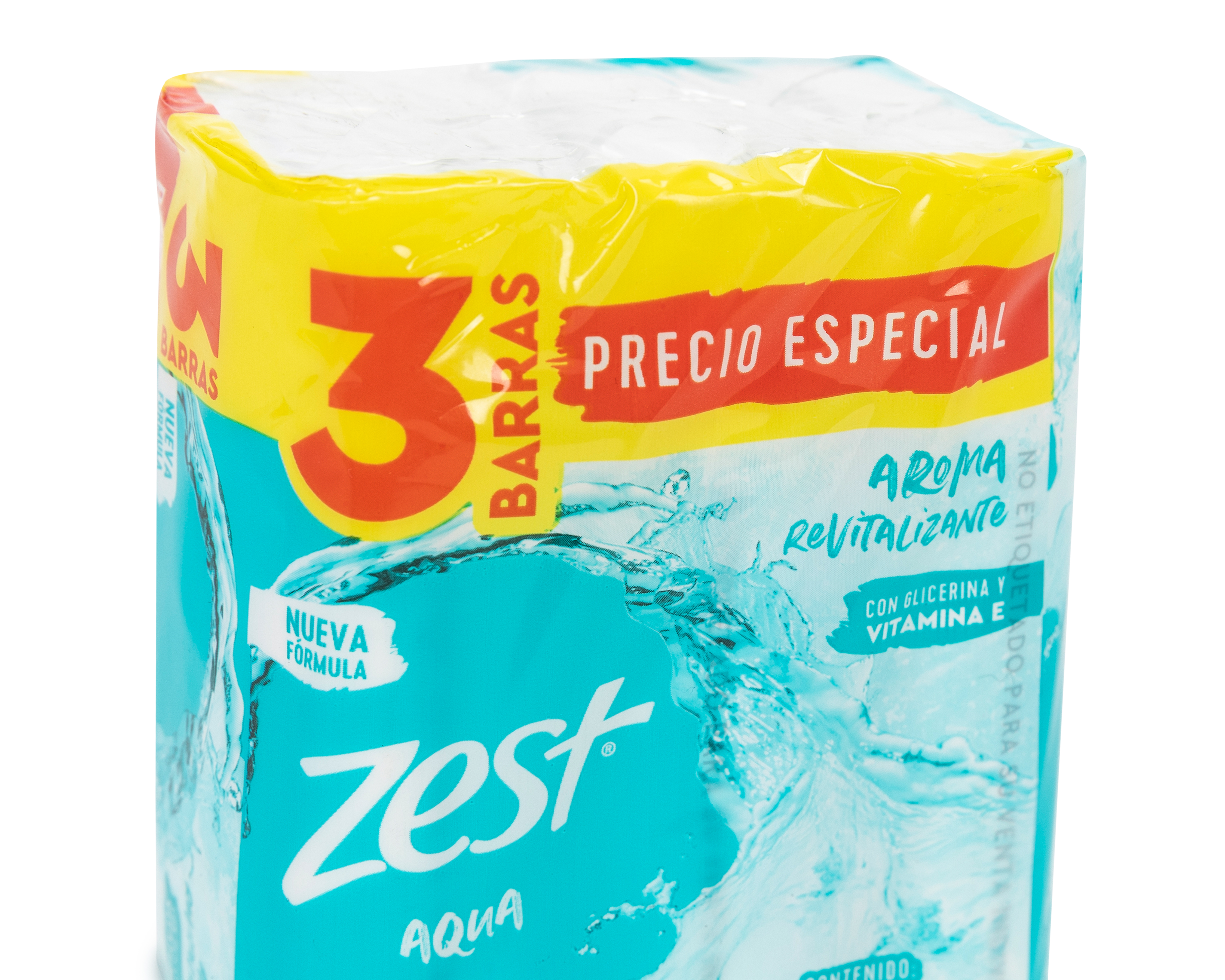 Foto 4 pulgar | Foto 3 | Jabón con Glicerina y Vitamina E Zest Aqua 3 Piezas