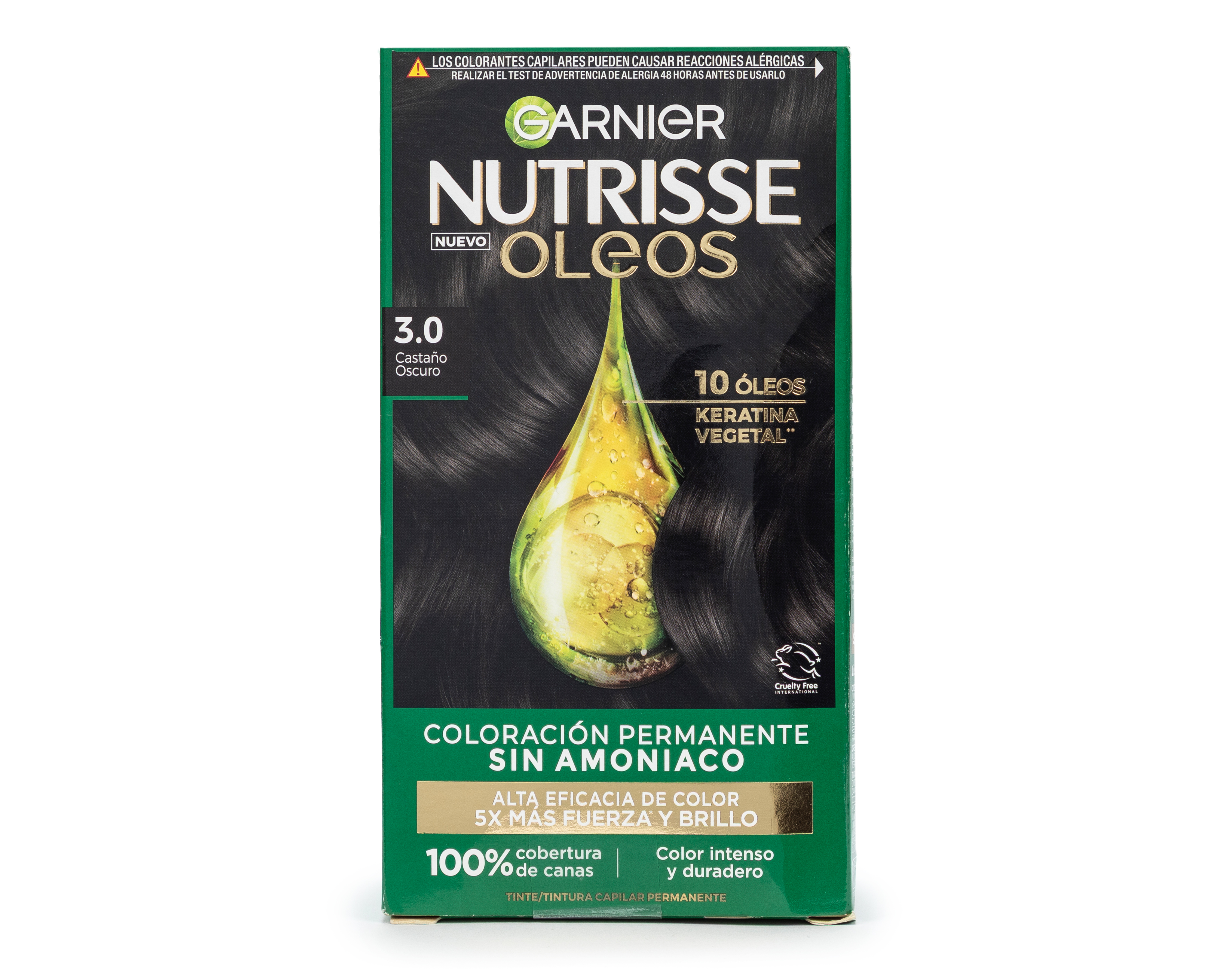 Tinte para Cabello Nutrisse Castaño Oscuro