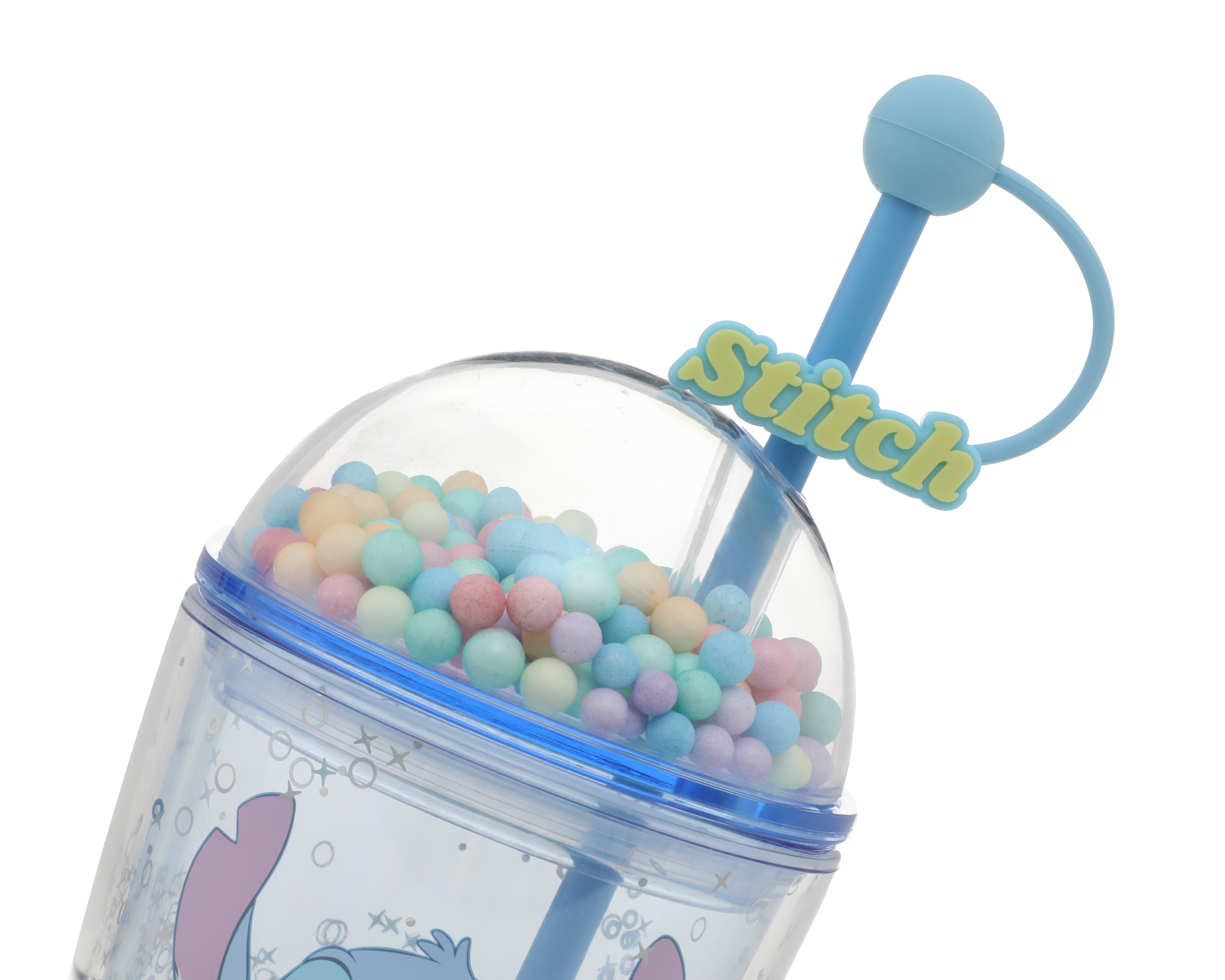 Foto 3 pulgar | Foto 2 | Vaso con Popote de Plástico Miniso Lilo & Stitch 435 ml