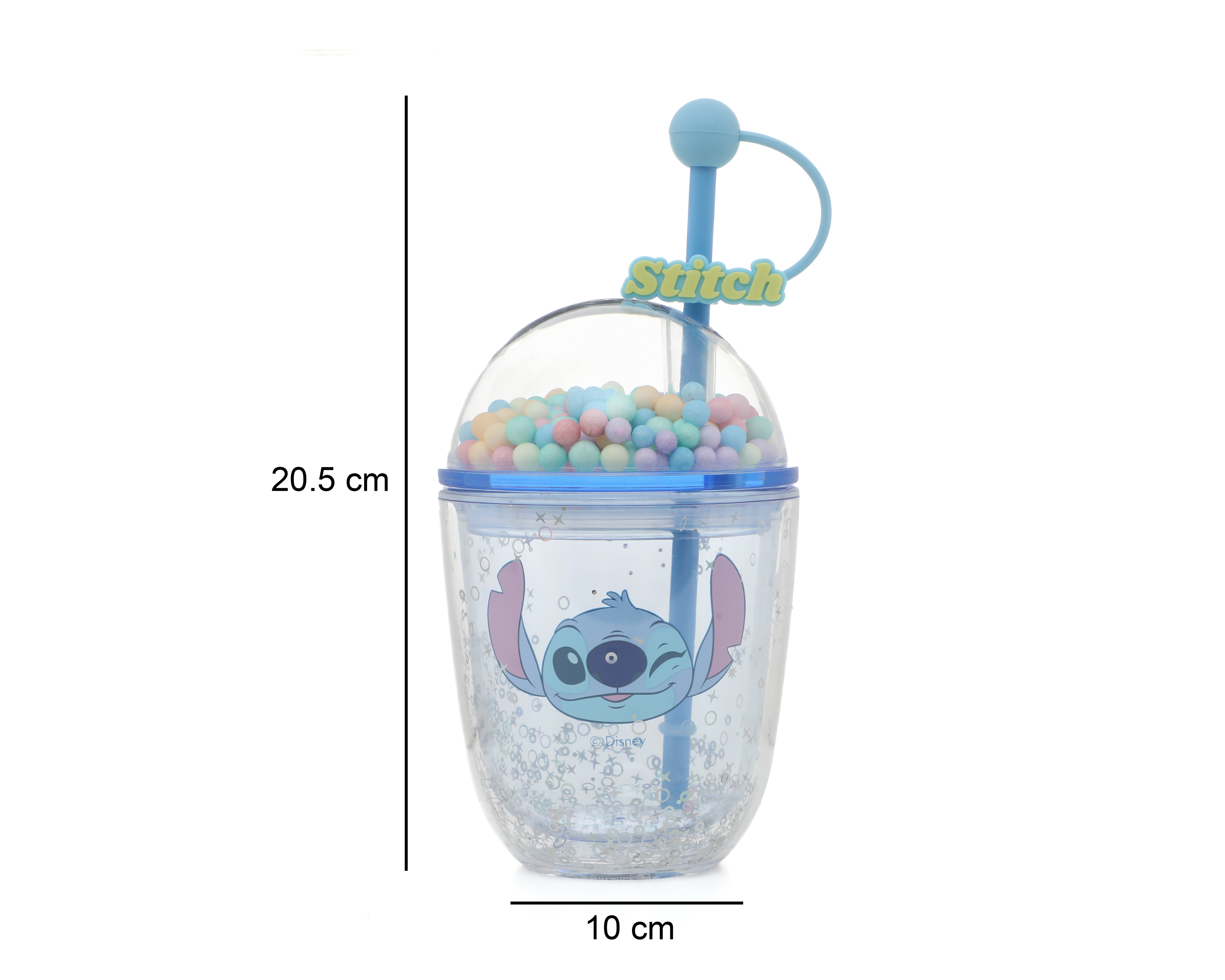 Foto 7 pulgar | Foto 6 | Vaso con Popote de Plástico Miniso Lilo & Stitch 435 ml