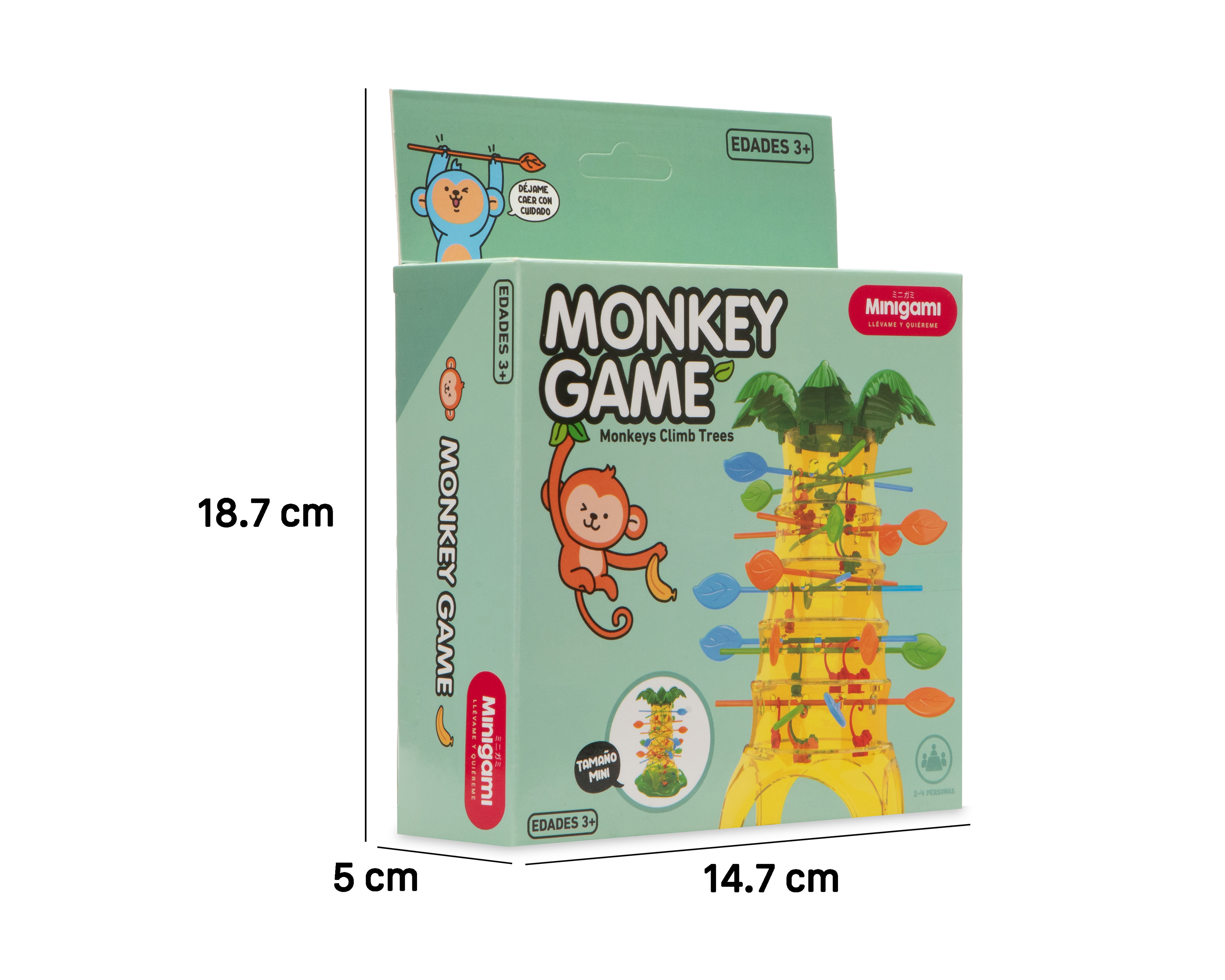 Foto 5 pulgar | Foto 4 | Juego de Mesa Monkey Game Minigami