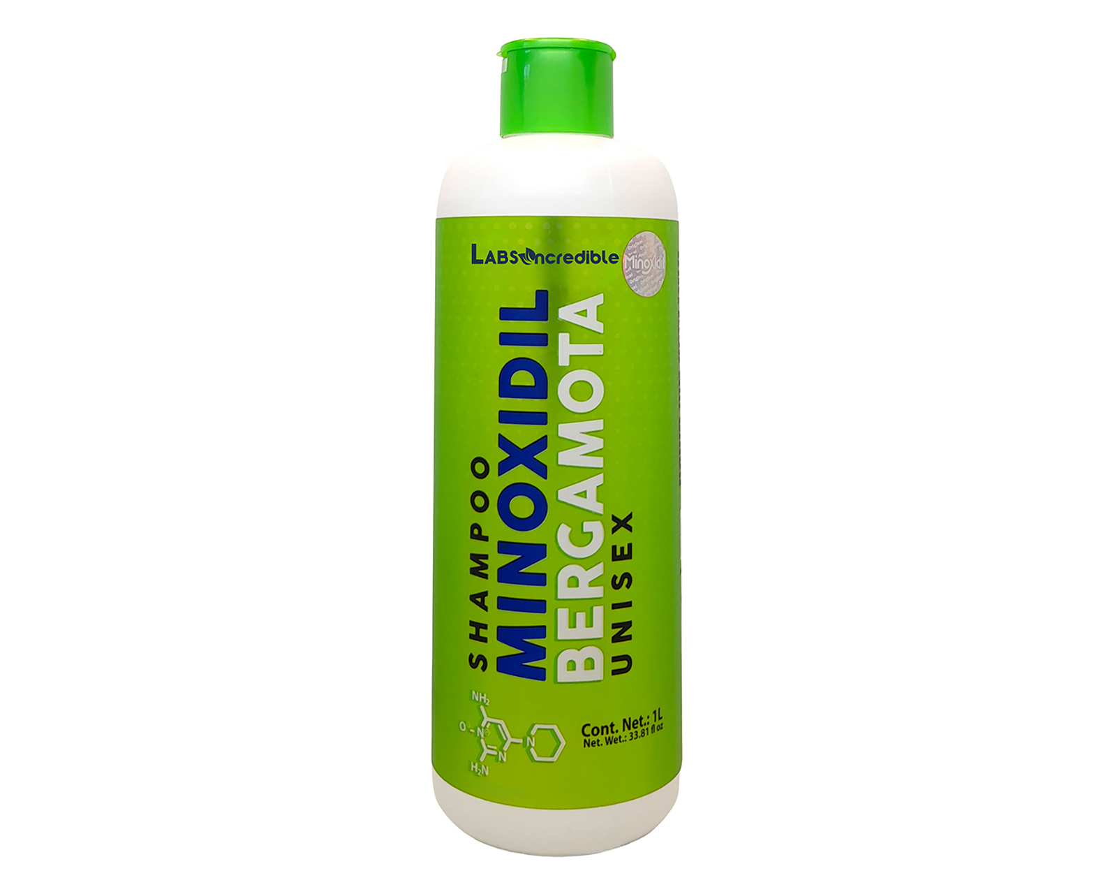 Foto 1 | Foto 1 | Shampoo Incredible Products Minoxidil Bergamota Anticaída 1 l