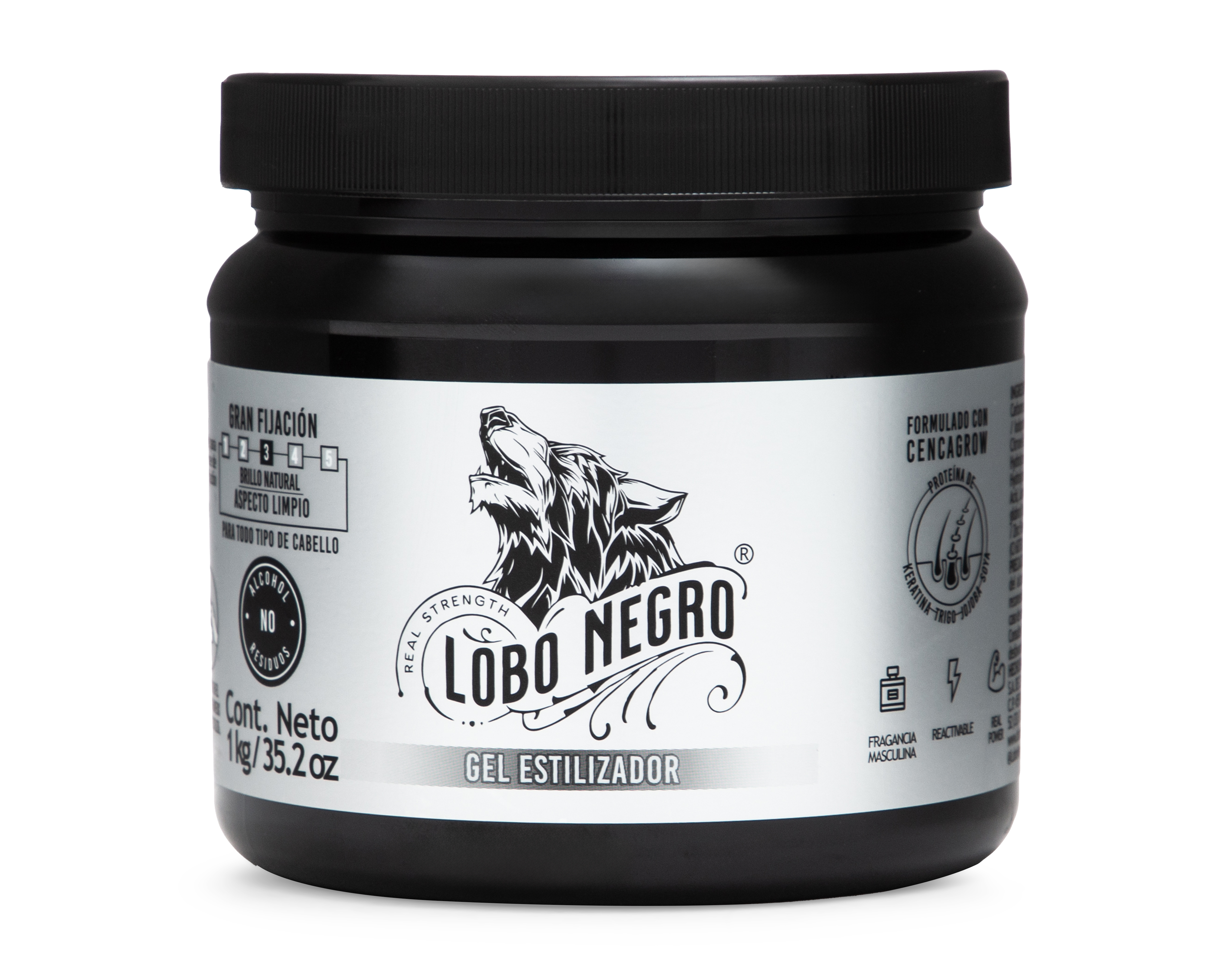 Foto 2 pulgar | Foto 1 | Gel Estilizador Lobo Negro 1 kg