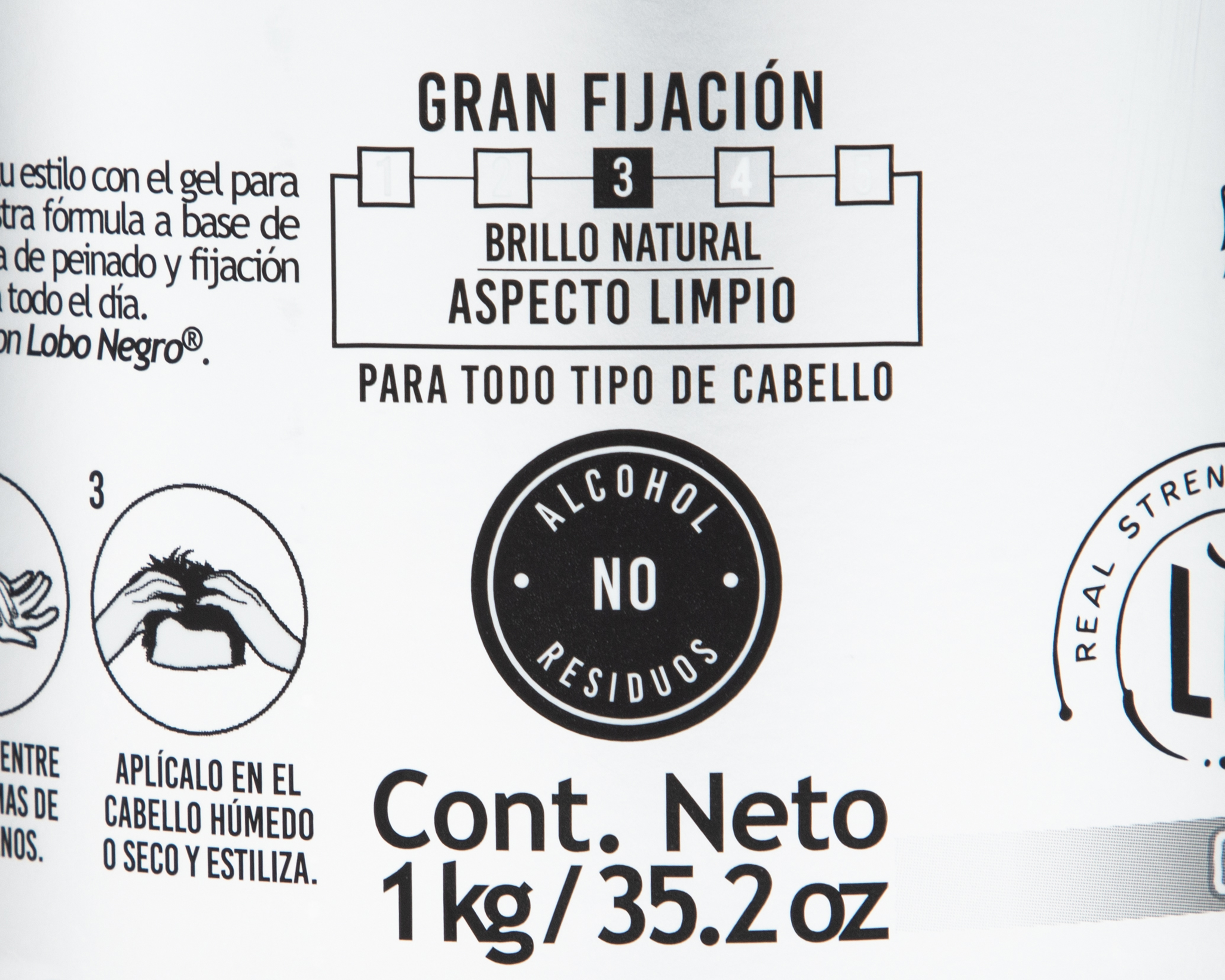 Foto 4 pulgar | Foto 3 | Gel Estilizador Lobo Negro 1 kg