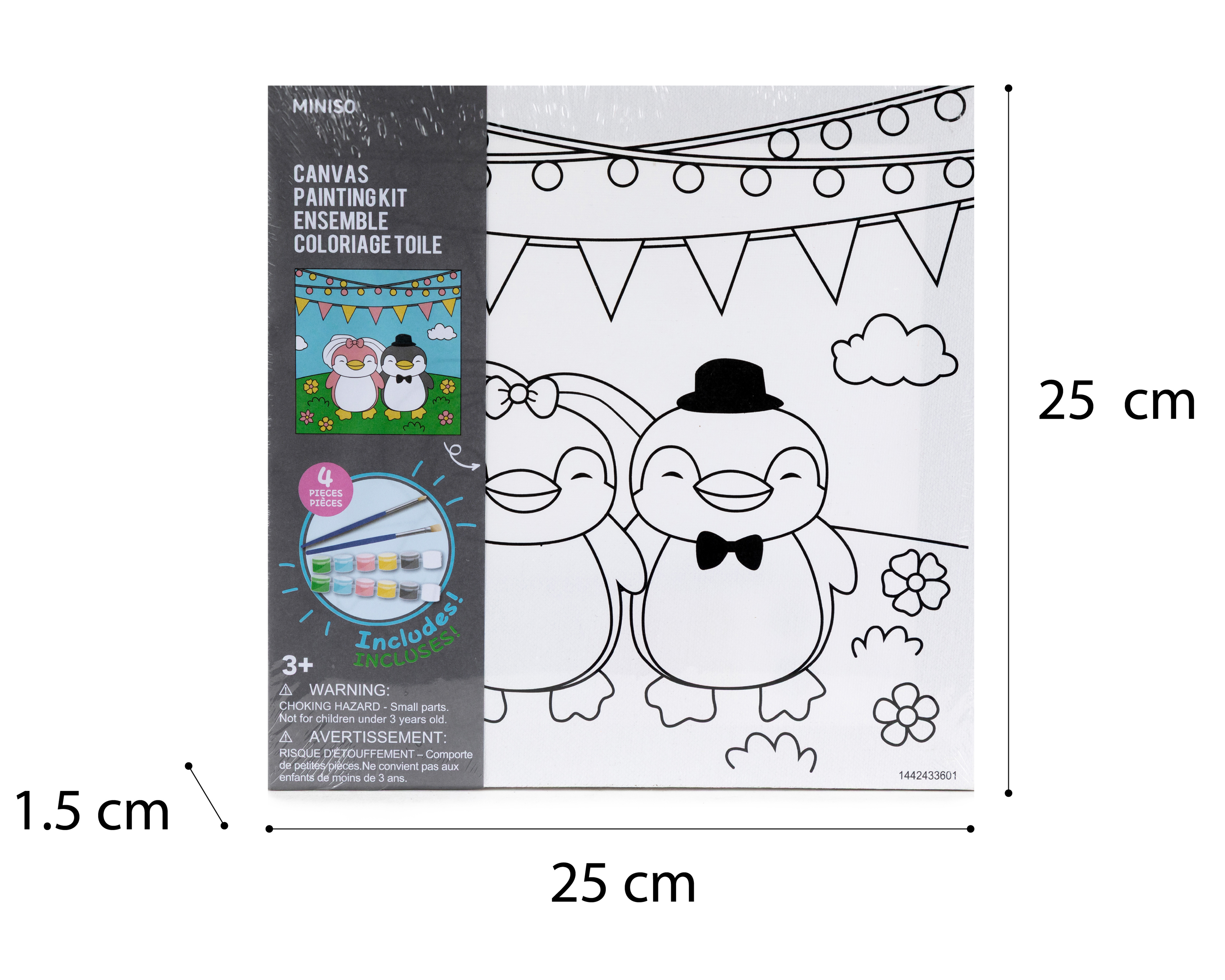 Foto 6 pulgar | Foto 5 | Set para Pintar Miniso con Accesorios