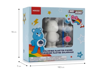 Foto 6 | Foto 6 | Figura de Yeso para Colorear Minigami Care Bears