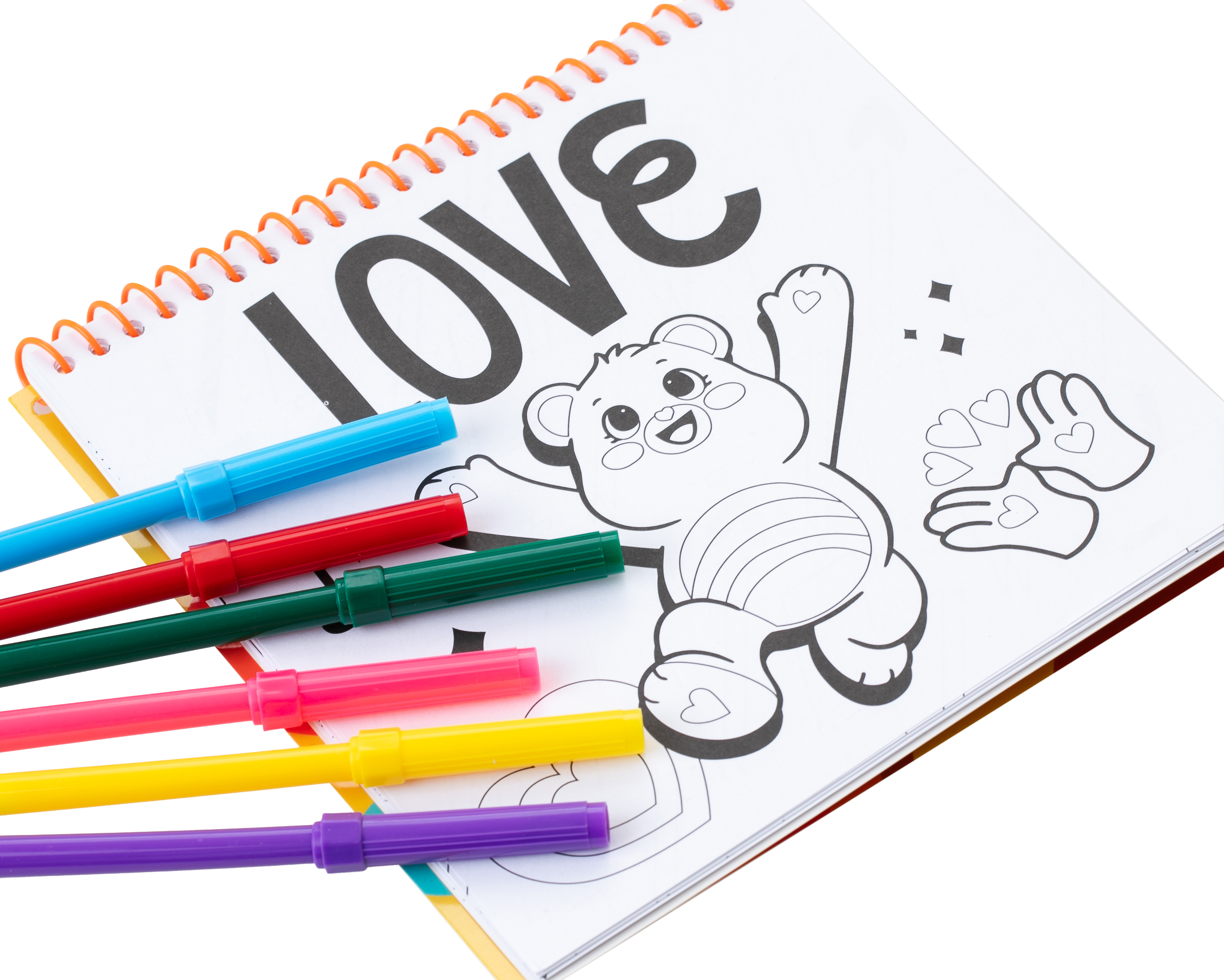 Foto 3 pulgar | Foto 2 | Libro para Colorear Miniso Care Bears con Plumones
