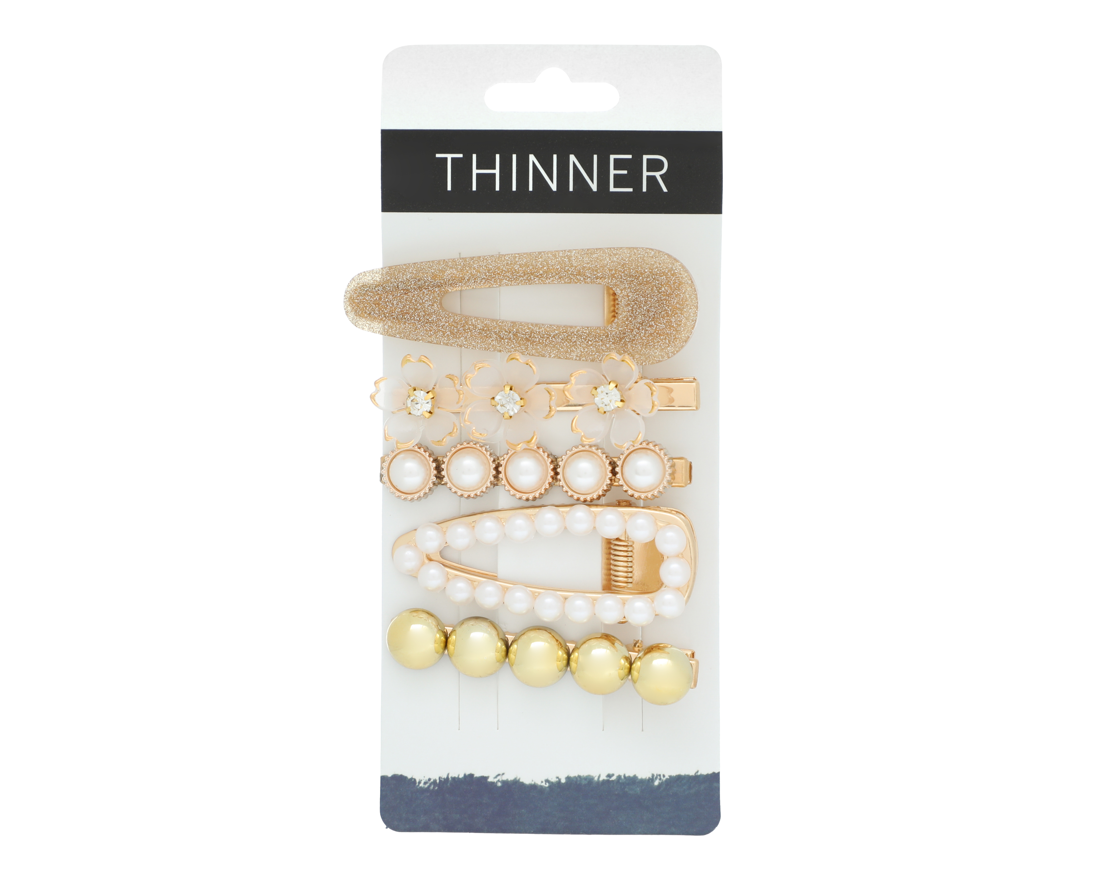 Foto 1 | Foto 1 | Broches para Cabello Thinner 5 Piezas