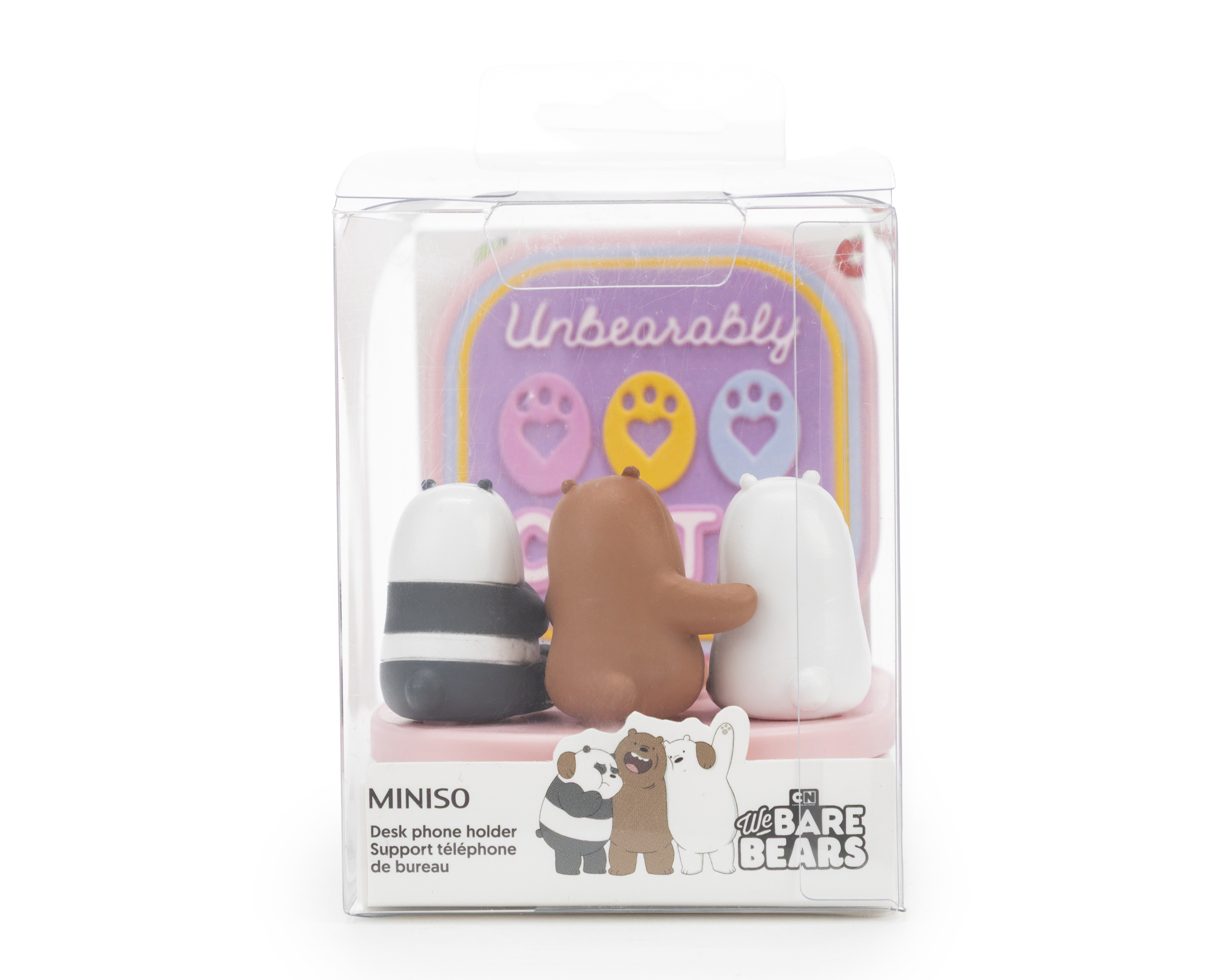 Foto 5 pulgar | Foto 4 | Soporte para Celular Miniso We Bare Bears Fijo