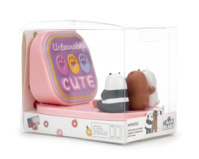 Foto 5 | Foto 5 | Soporte para Celular Miniso We Bare Bears Fijo