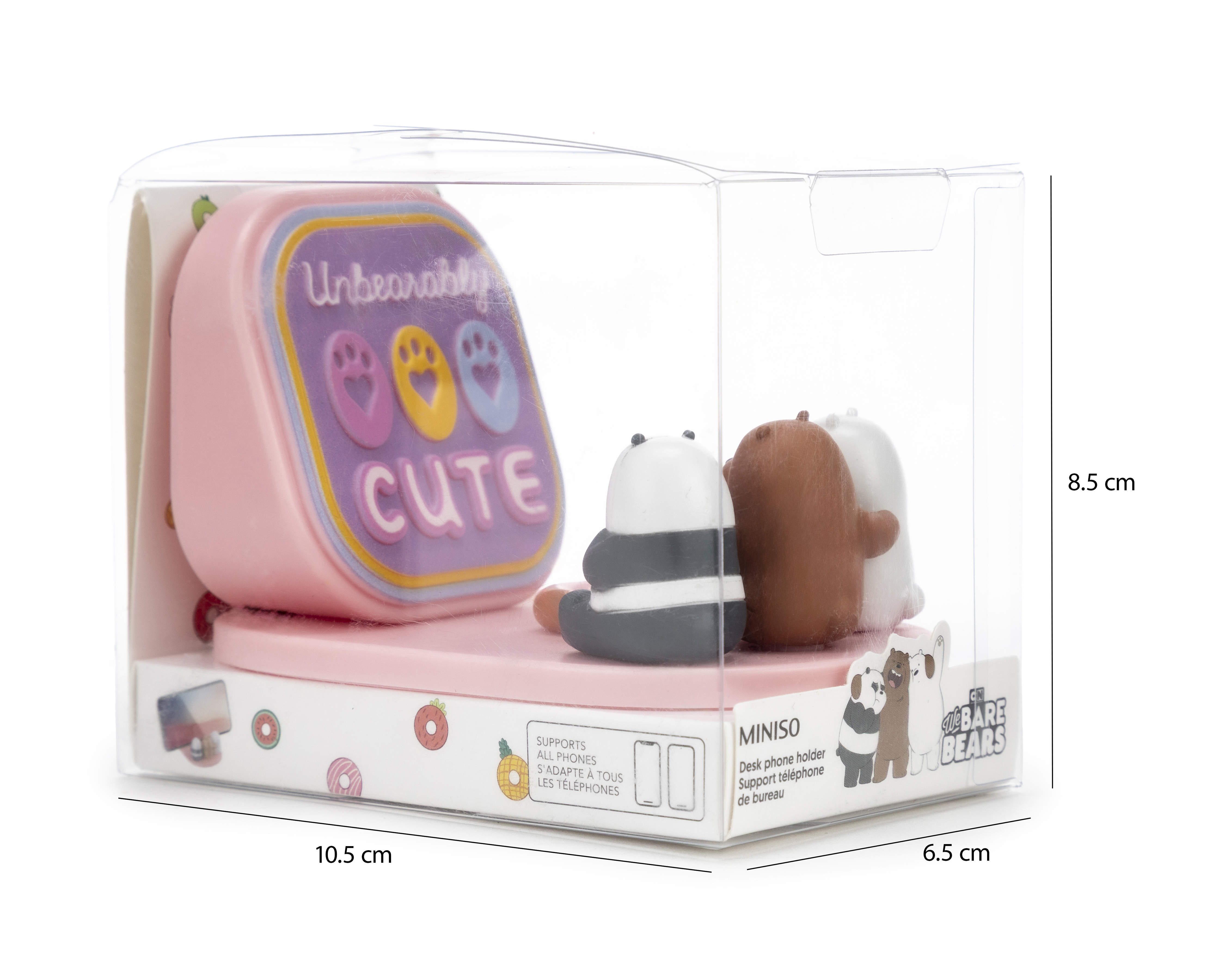 Foto 8 pulgar | Foto 7 | Soporte para Celular Miniso We Bare Bears Fijo