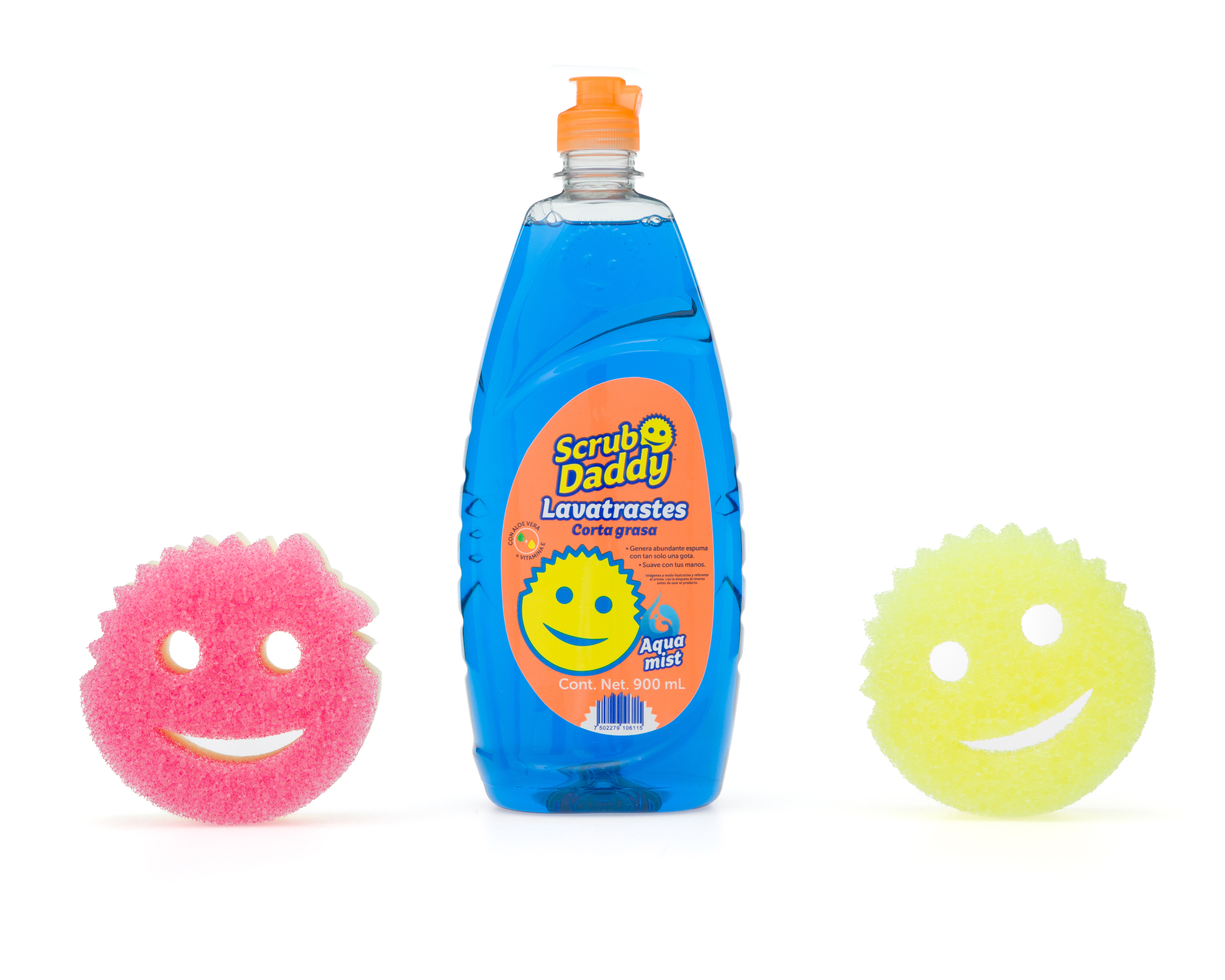 Foto 2 | Foto 2 | Set Lavatrastes con esponjas Scrub Daddy 3 Piezas