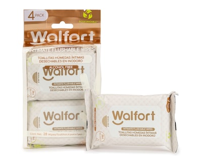 Foto 1 | Foto 1 | Toallitas Húmedas Íntimas Walfort 4 Paquetes con 7 Piezas