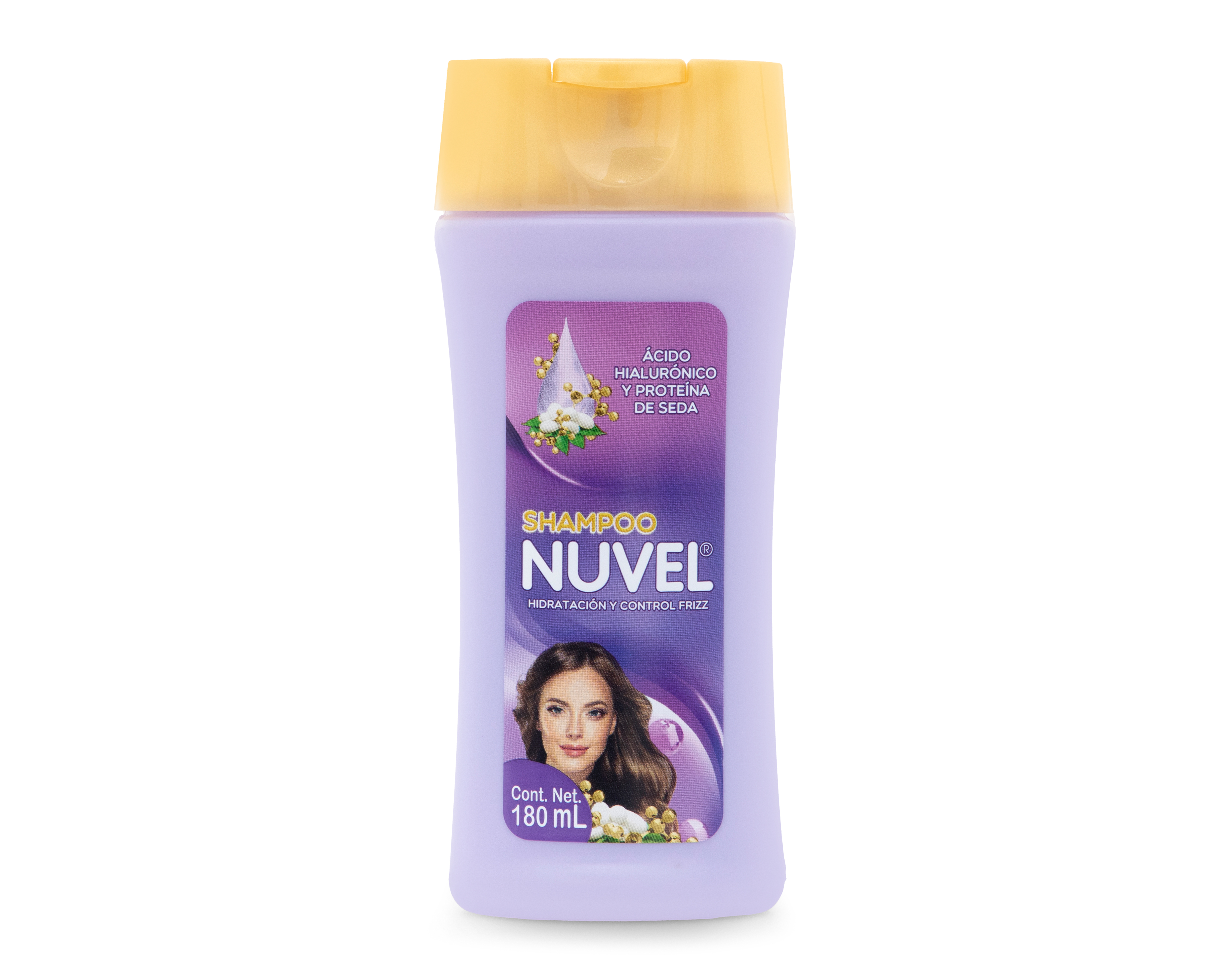 Foto 1 | Foto 1 | Shampoo Nuvel Hidratación y Control Frizz Ácido Hialurónico y Proteína de Seda 180 ml
