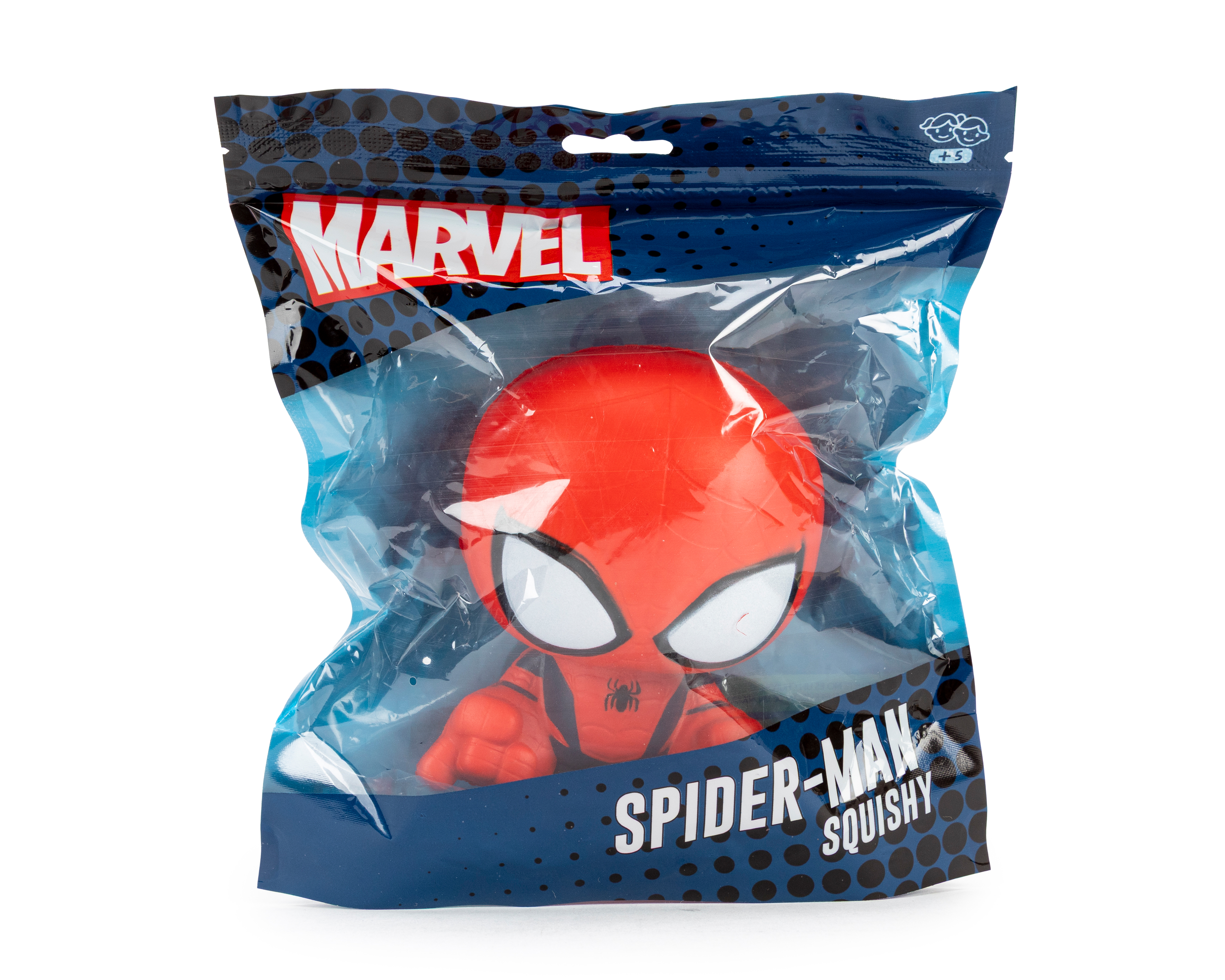Foto 2 pulgar | Foto 1 | Squishy de Spider-Man Marvel