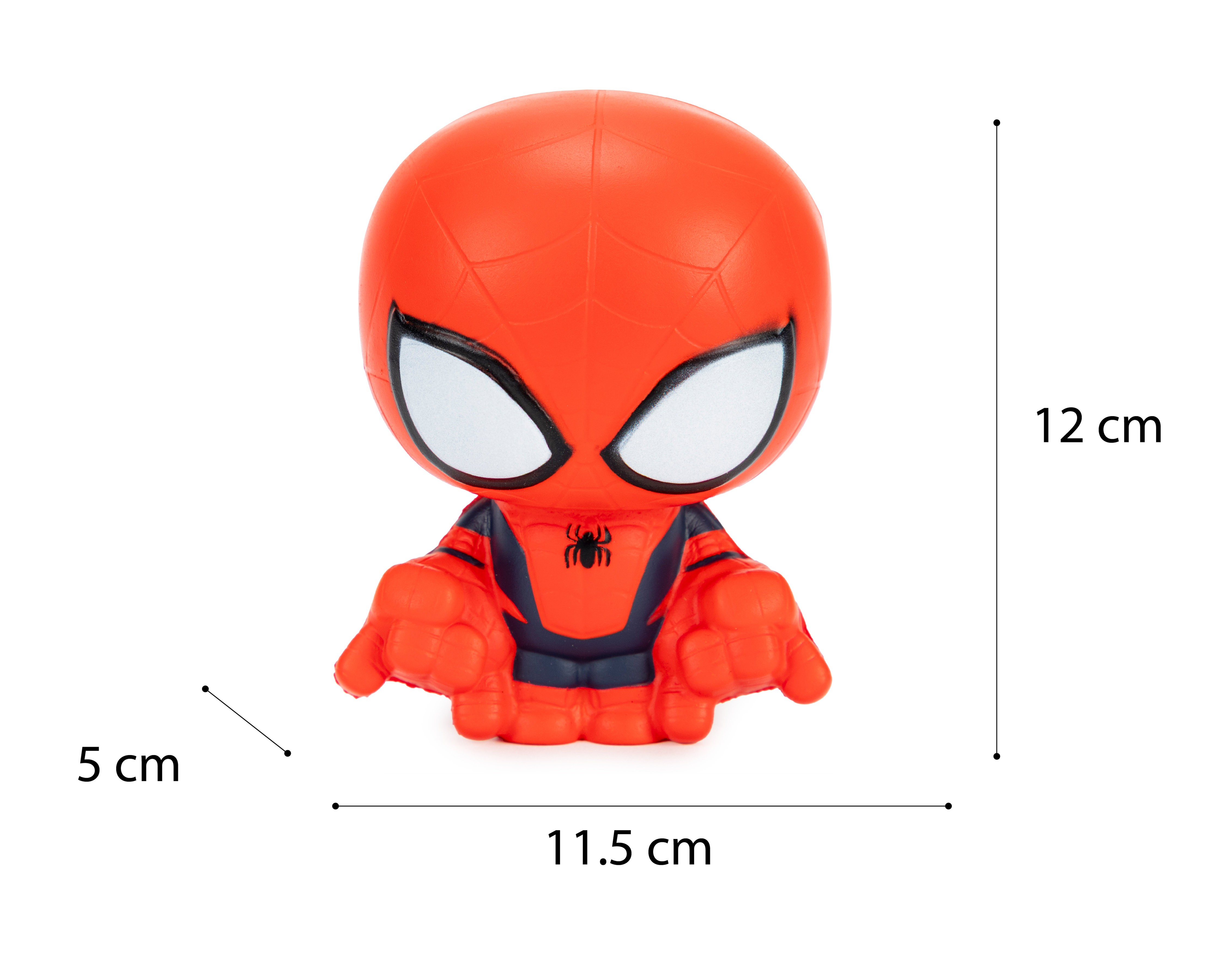 Foto 5 pulgar | Foto 4 | Squishy de Spider-Man Marvel