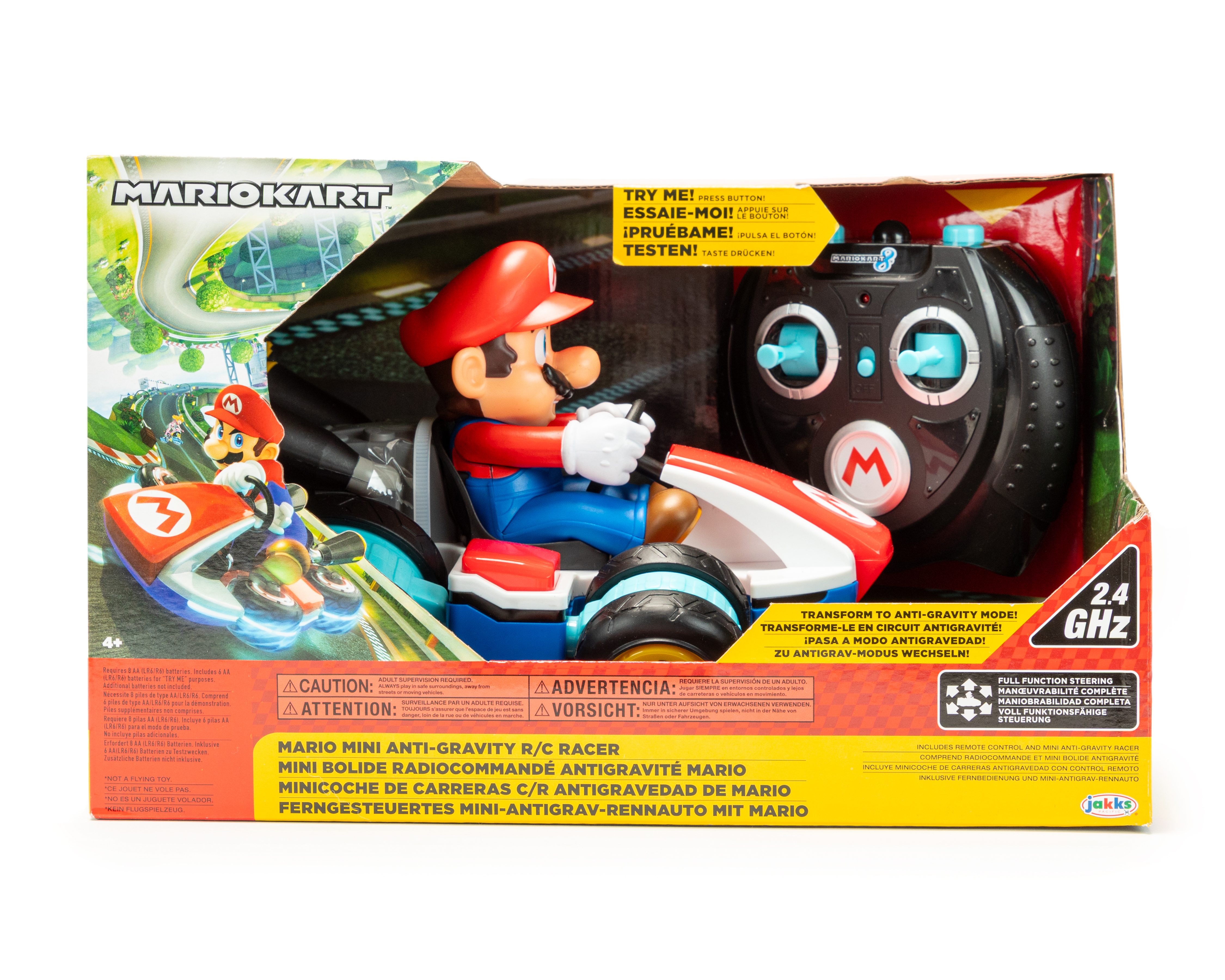 Foto 5 | Foto 5 | Carro de Control Remoto Jakks Pacific Mario Kart Minicoche de Carreras Antigravedad