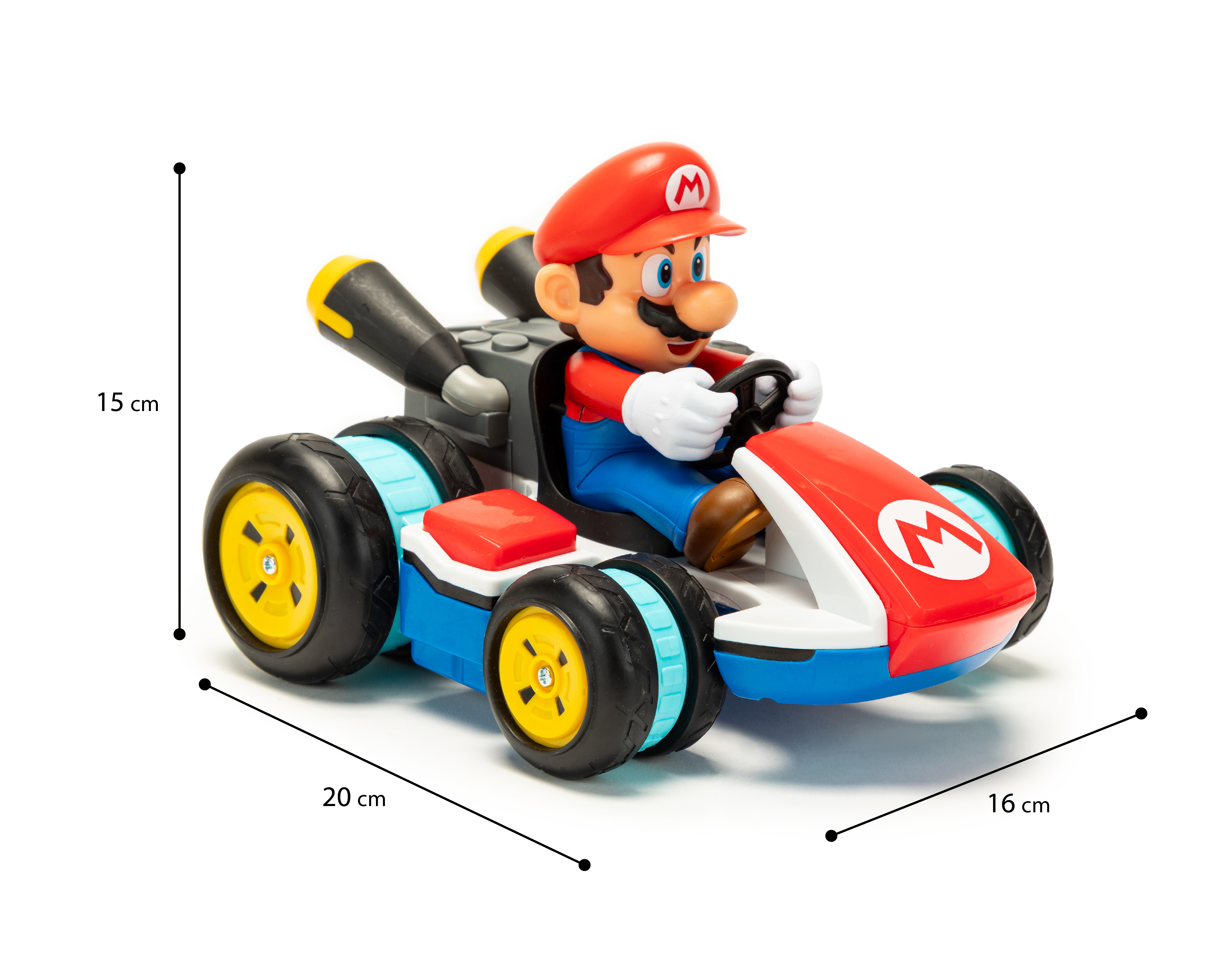 Foto 7 pulgar | Foto 6 | Carro de Control Remoto Jakks Pacific Mario Kart Minicoche de Carreras Antigravedad