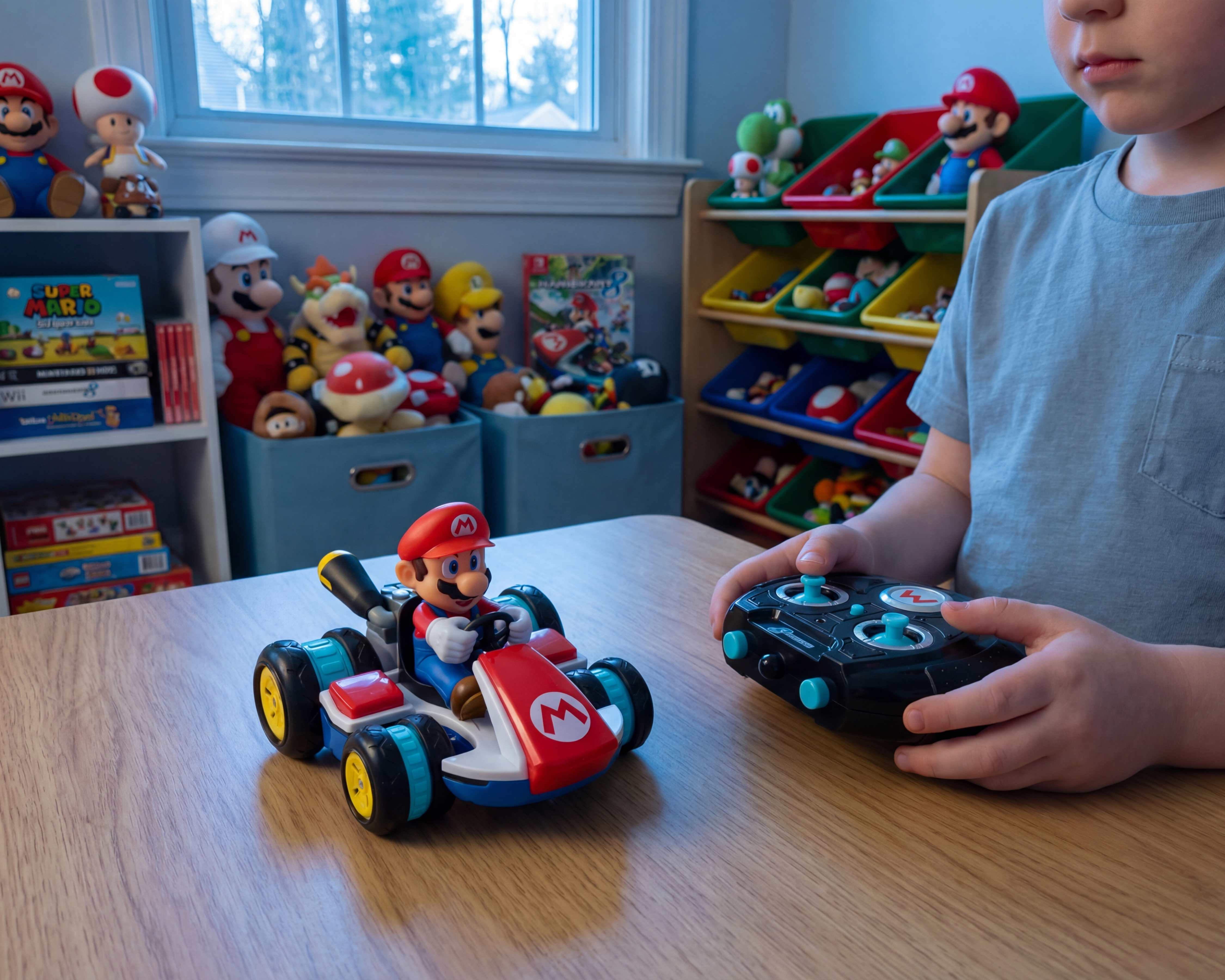 Foto 8 pulgar | Foto 7 | Carro de Control Remoto Jakks Pacific Mario Kart Minicoche de Carreras Antigravedad