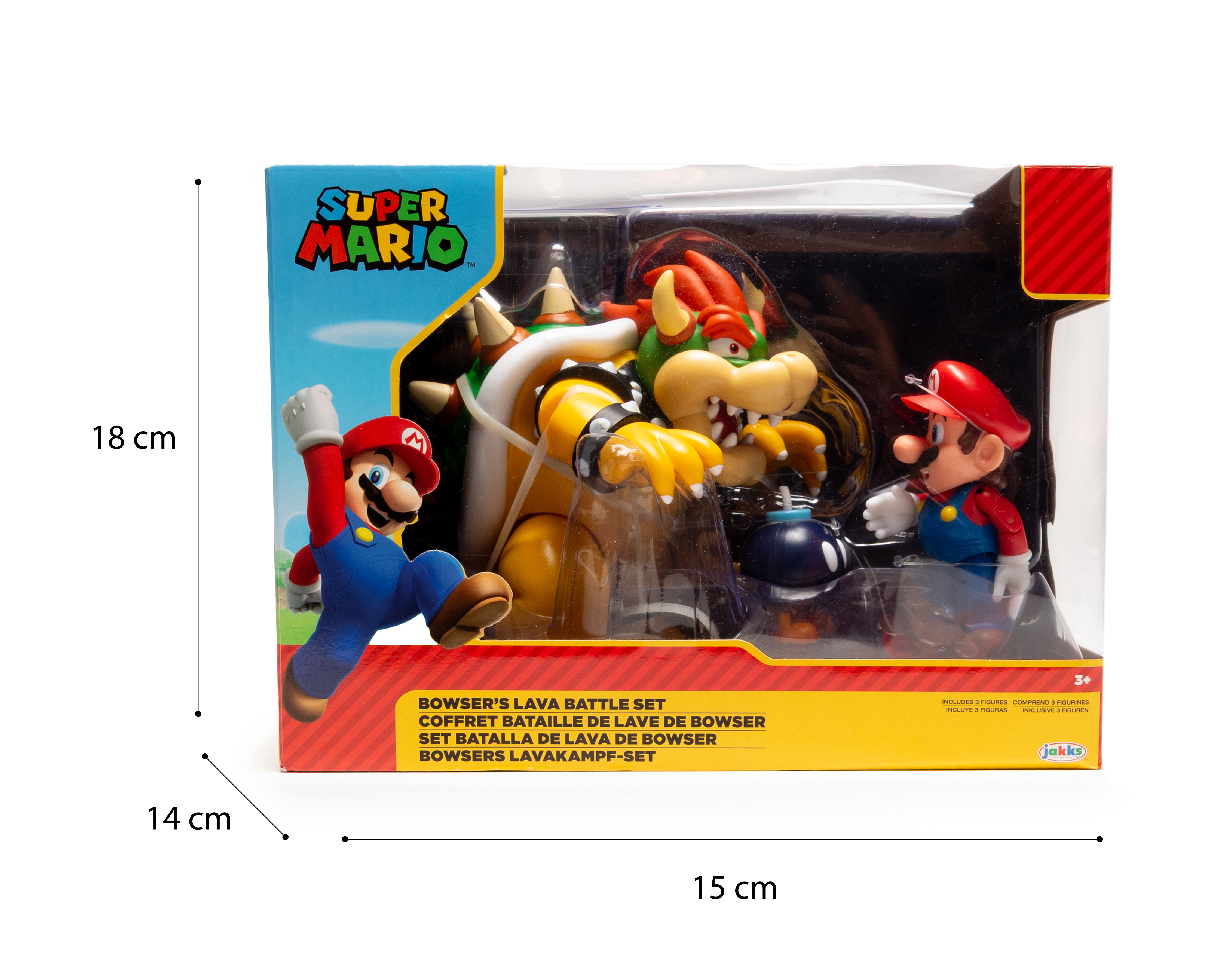 Foto 8 pulgar | Foto 7 | Figura Super Mario Jakks Pacific Set Batalla de Lava de Bowser