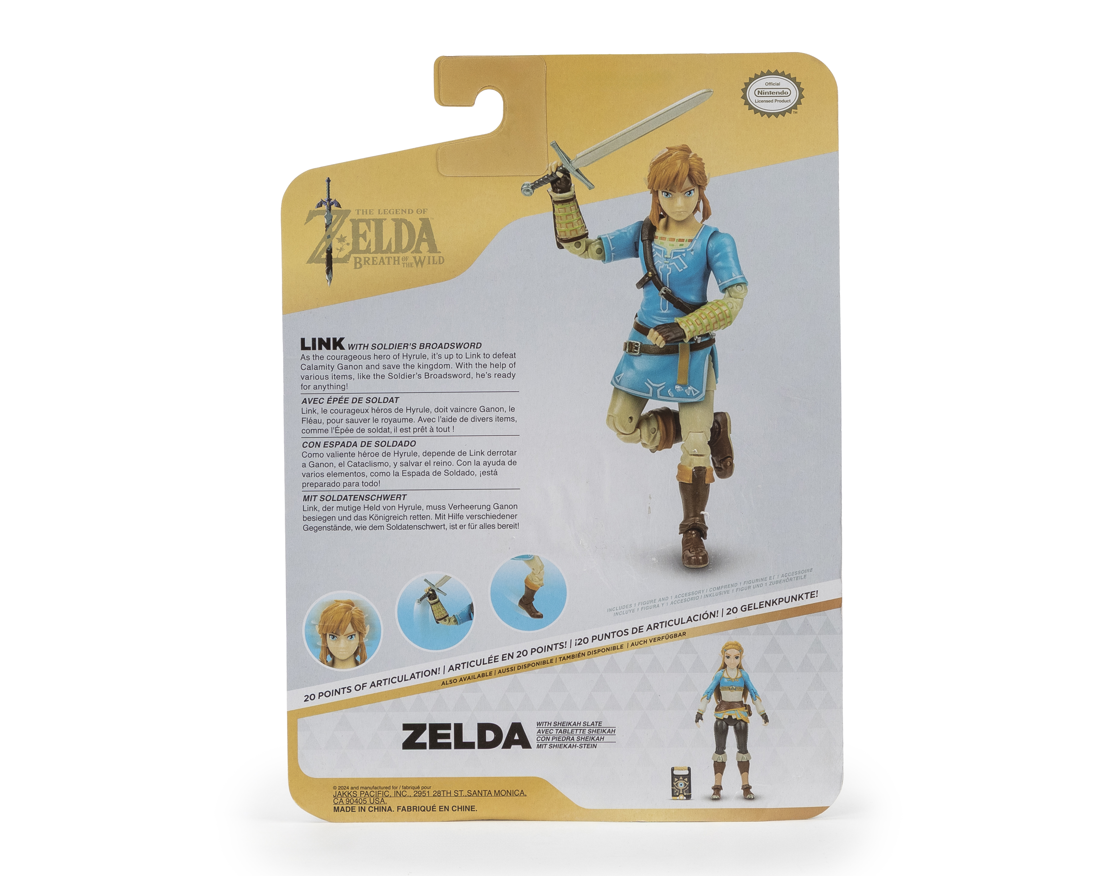 Foto 2 | Foto 2 | Link con Espada de Soldado Nintendo Articulado 1 Pieza al Asar