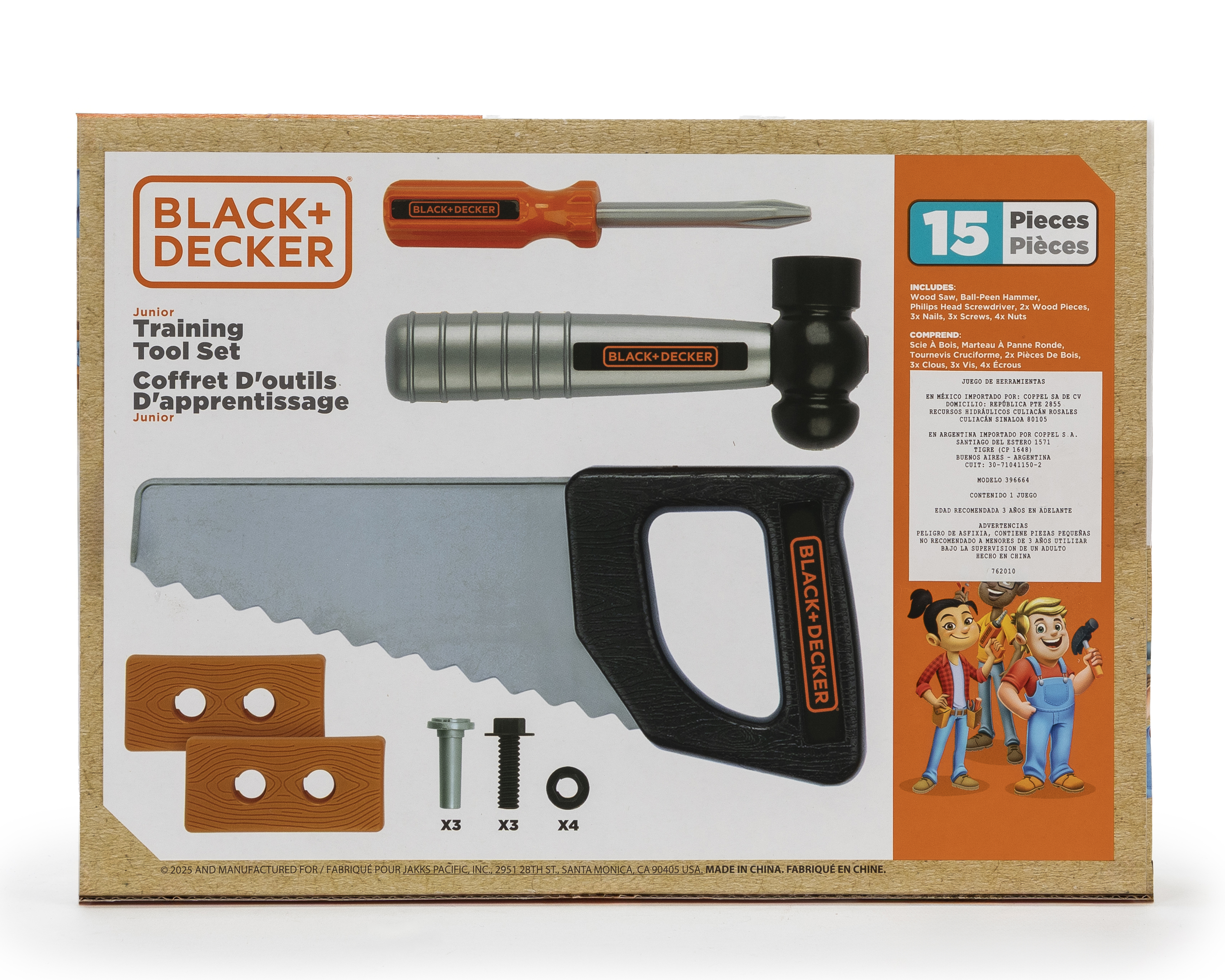 Foto 6 pulgar | Foto 5 | Kit de Herramientas de Juguete Black+Decker 15 Piezas