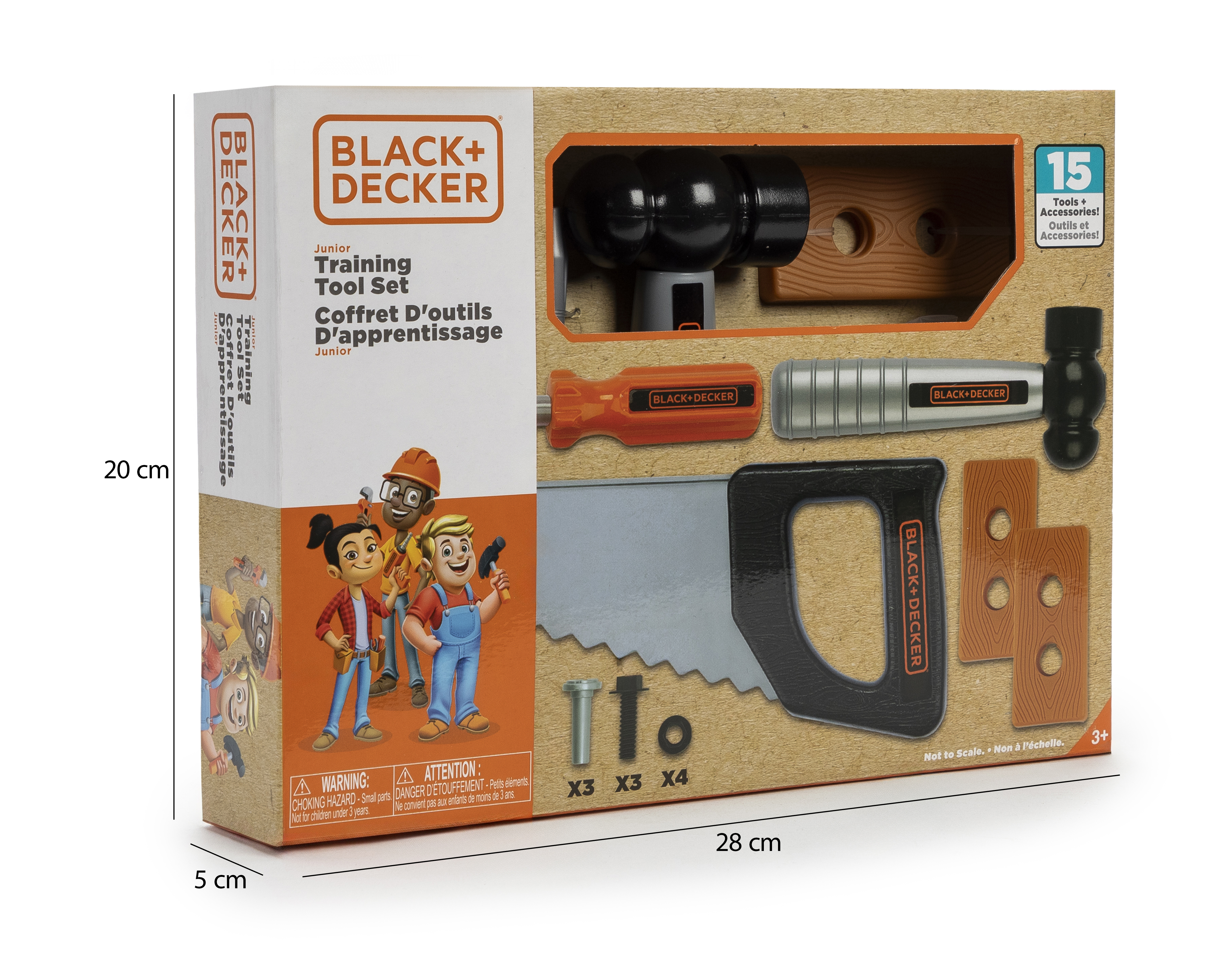 Foto 6 | Foto 6 | Kit de Herramientas de Juguete Black+Decker 15 Piezas