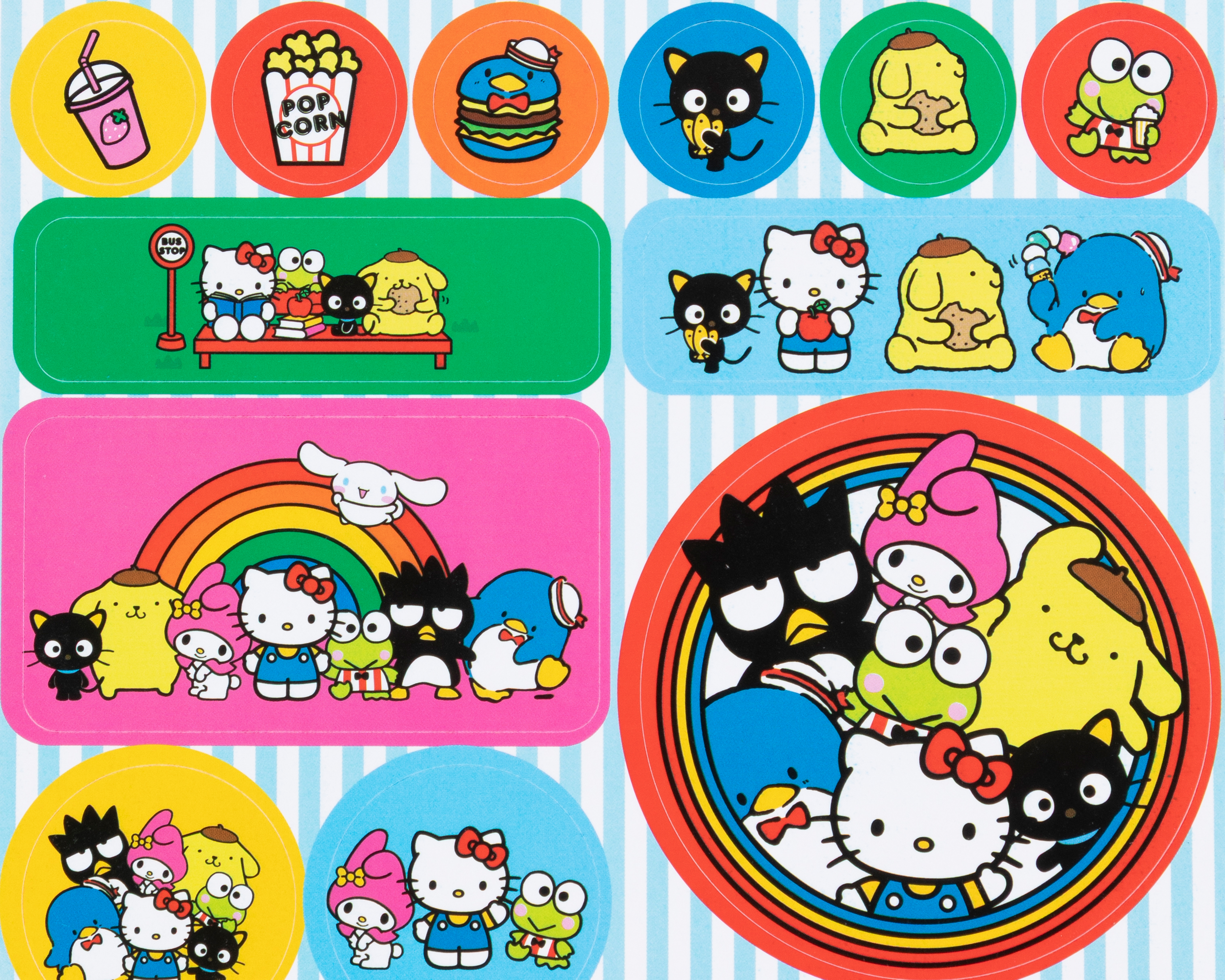 Foto 4 pulgar | Foto 3 | Stickers Hello Kitty 5 Hojas