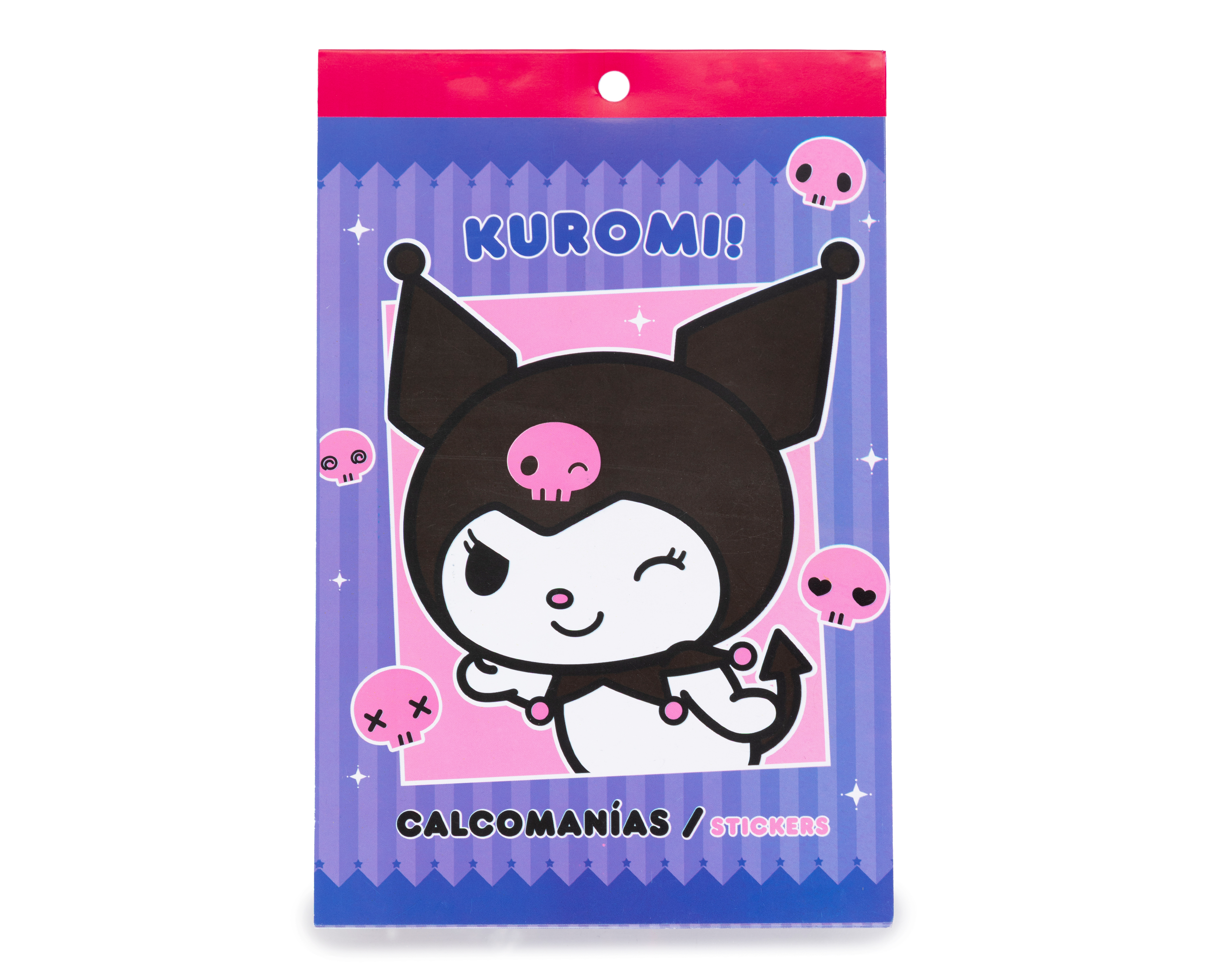 Stickers Kuromi 6 Hojas