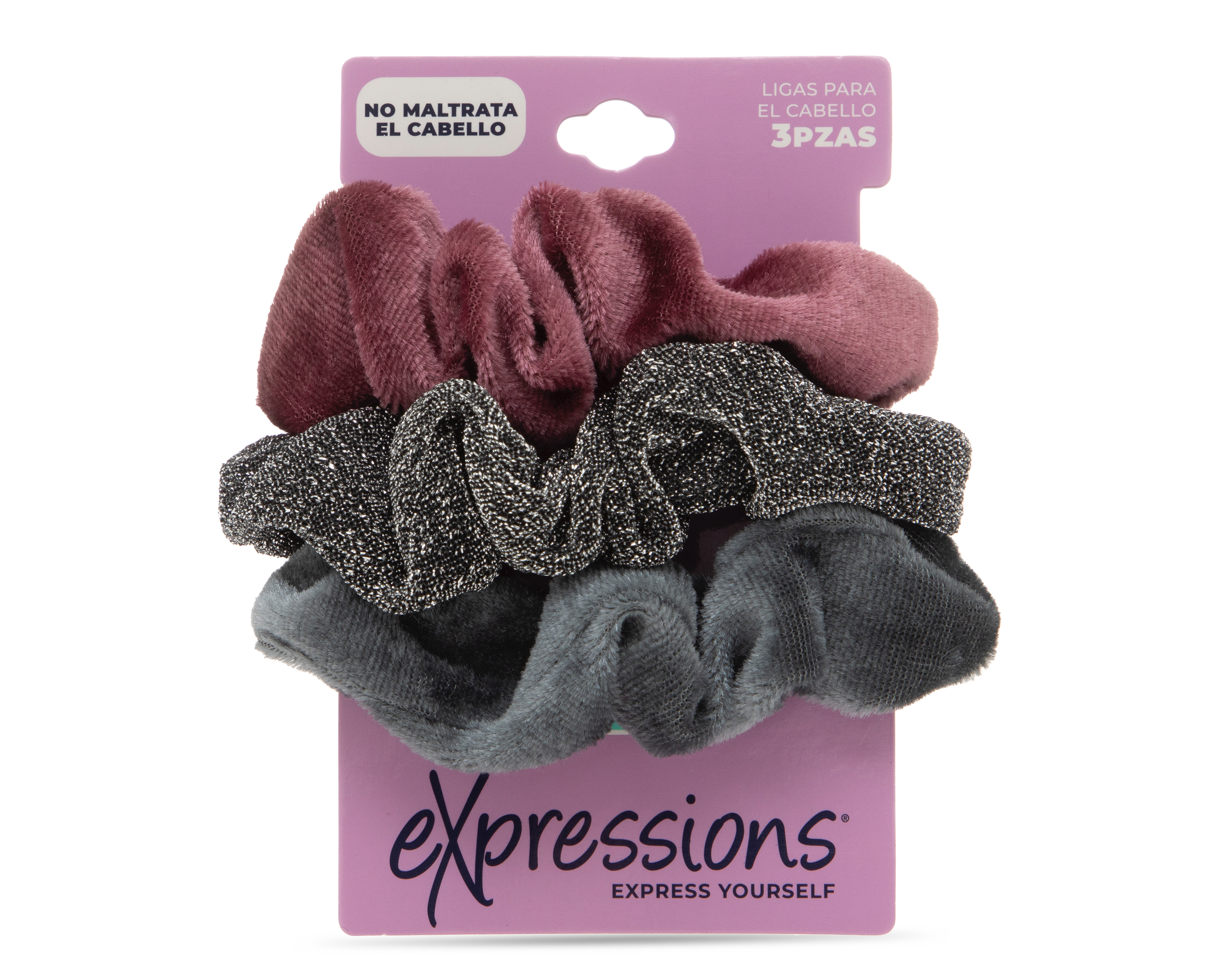 Ligas para Cabello Expressions 3 Piezas