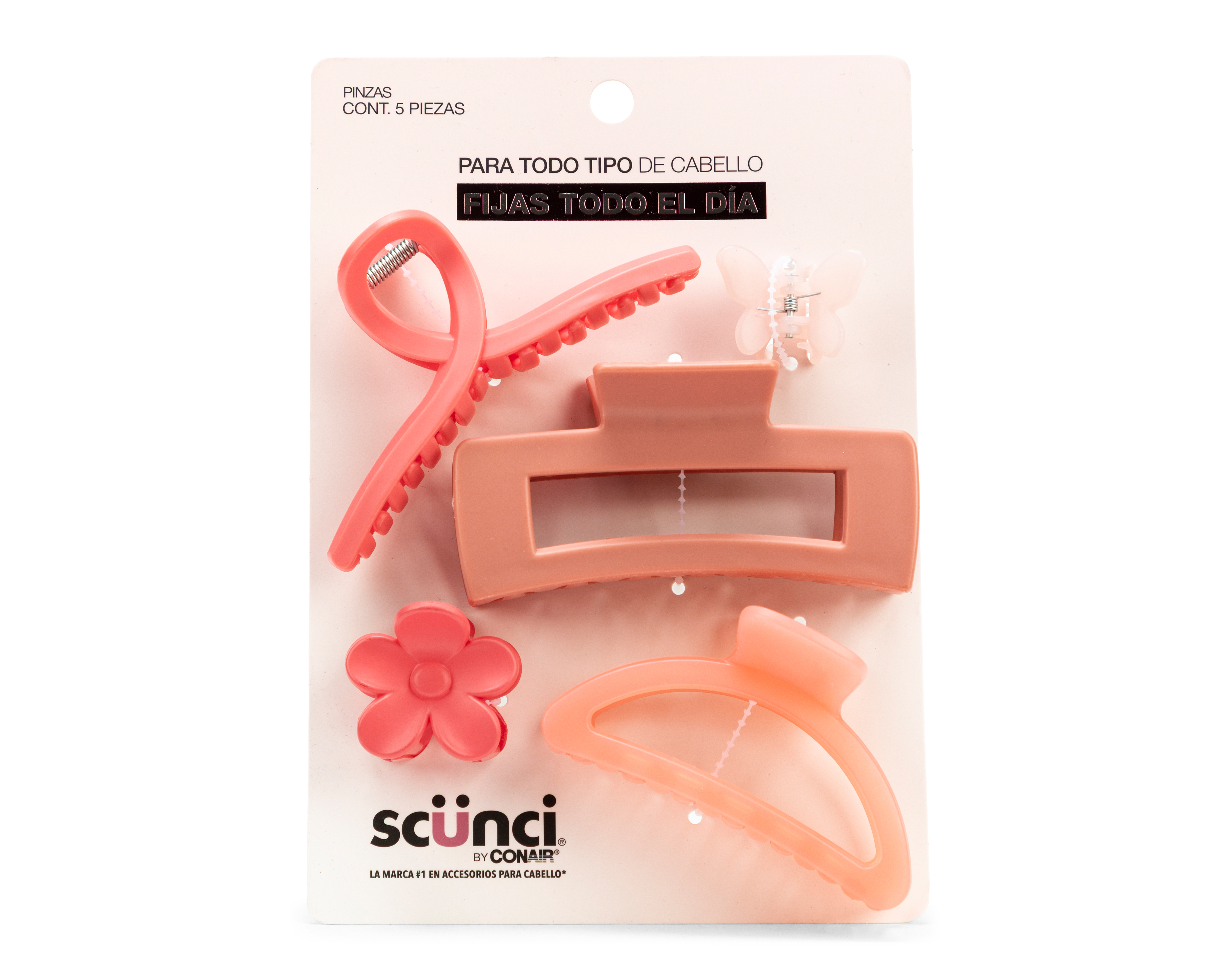 Pinzas para Cabello Conair 5 Piezas