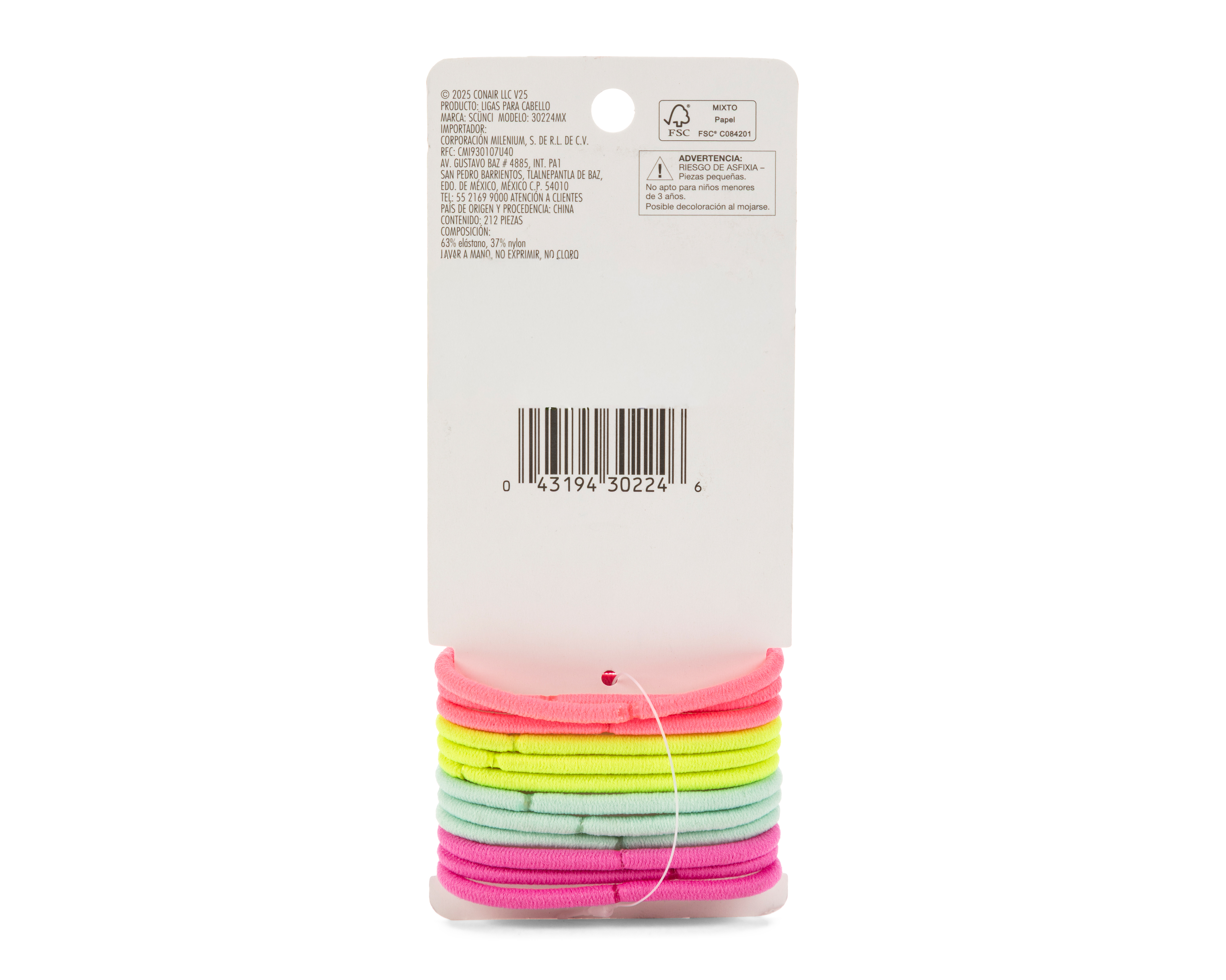 Foto 2 | Foto 2 | Ligas para Cabello Conair 212 Piezas