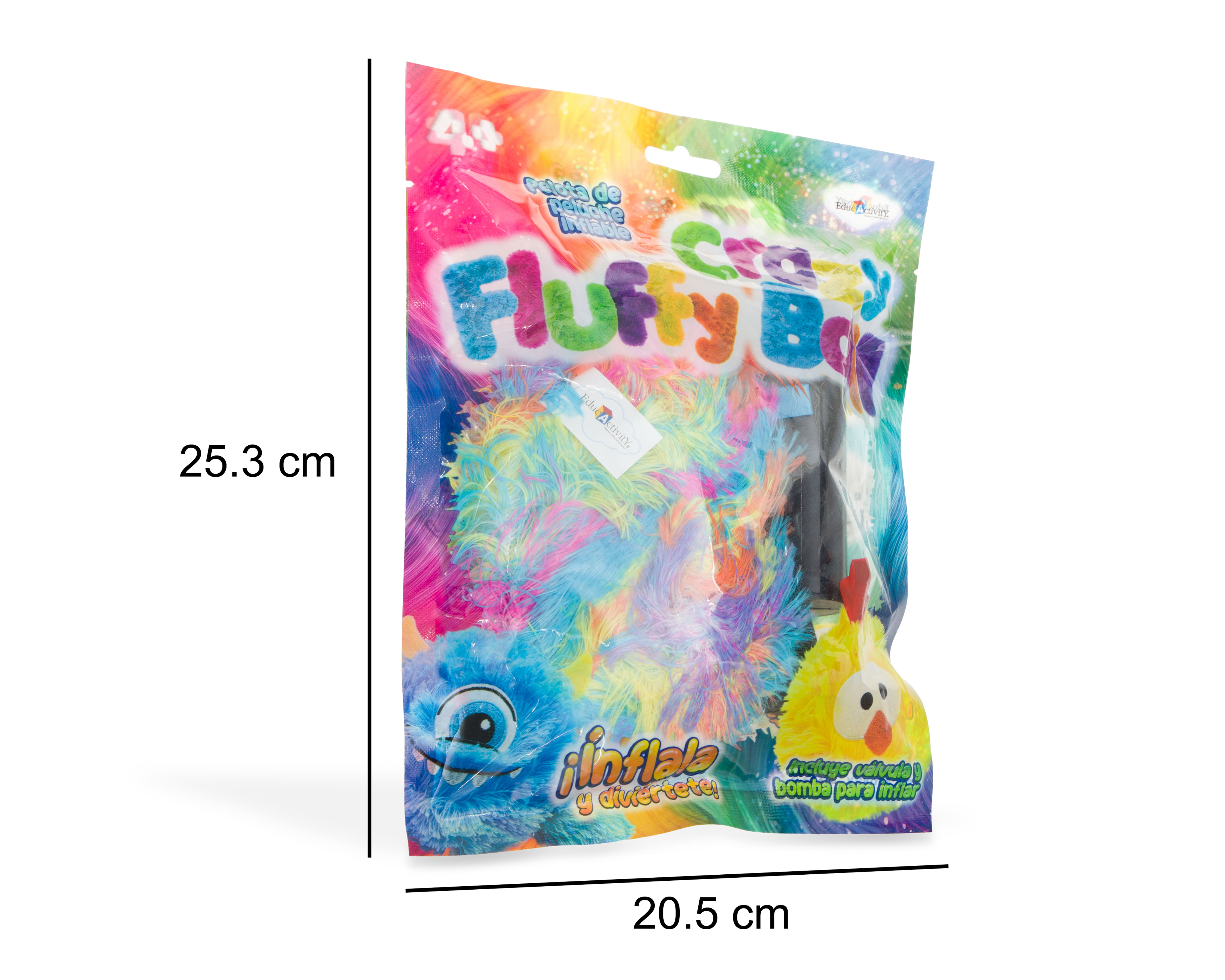 Foto 4 | Foto 4 | Pelota Inflable Educativity Crazy Fluffy Ball