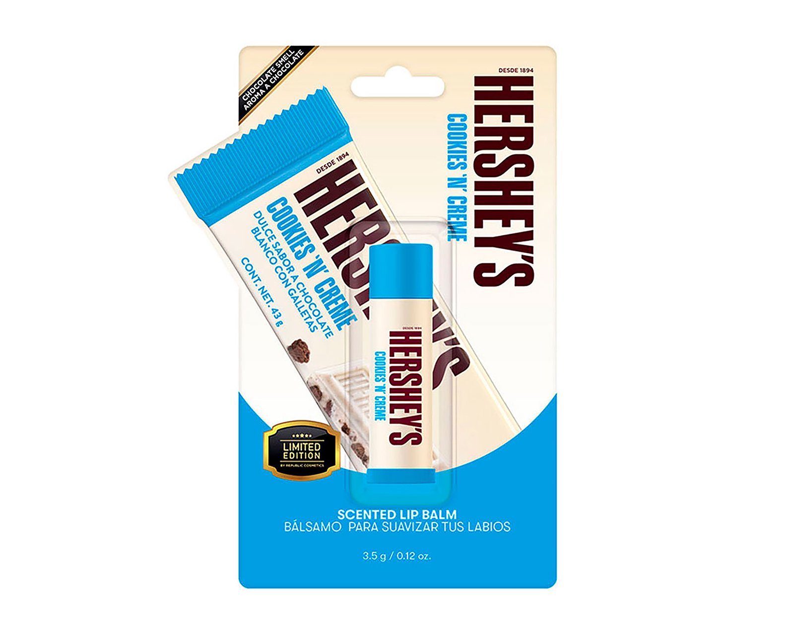 Foto 2 | Foto 2 | Bálsamo Labial Republic Cosmetics Hershey's Cookies & Cream 3.5 g