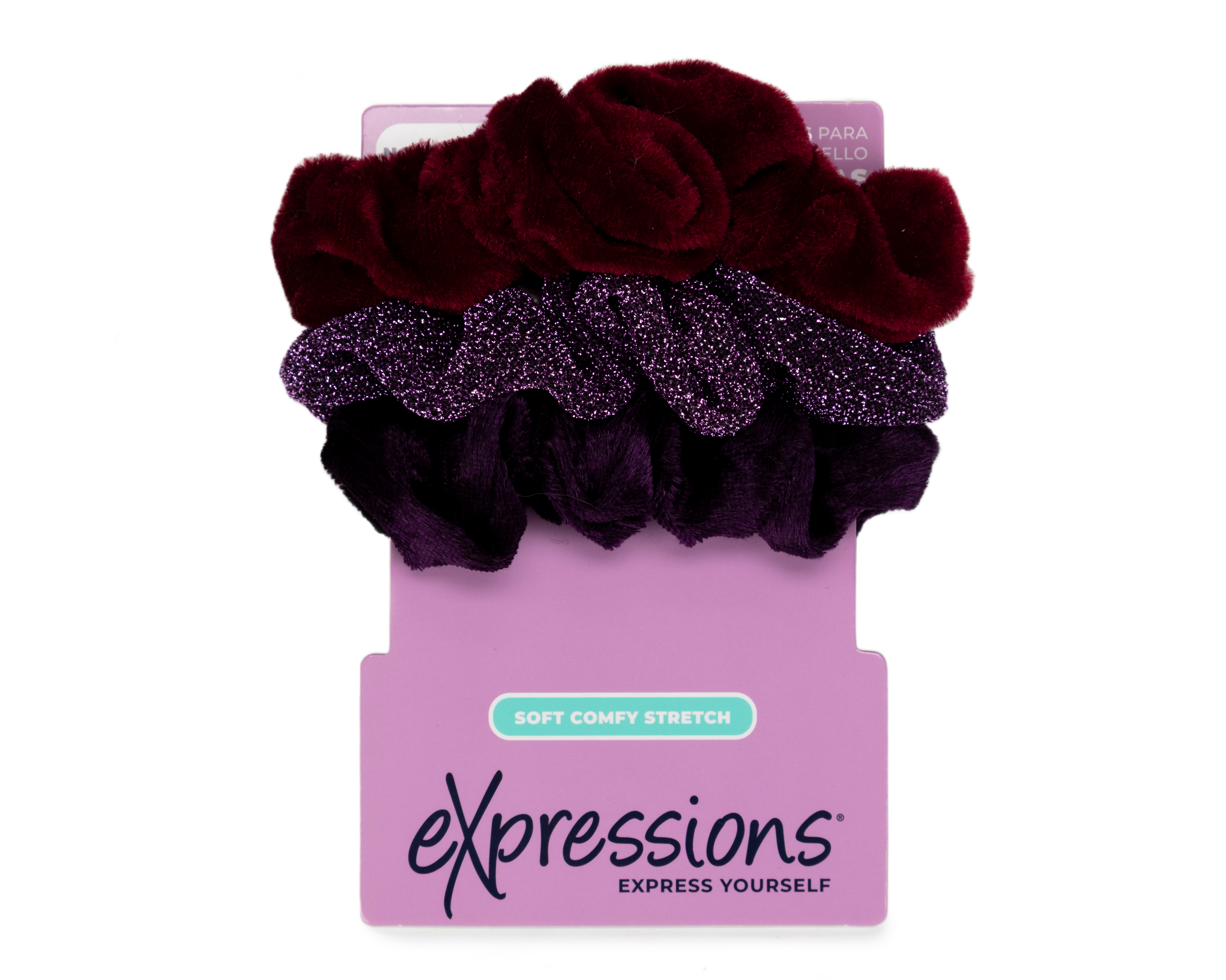 Scrunchies para Cabello Expressions 3 Piezas