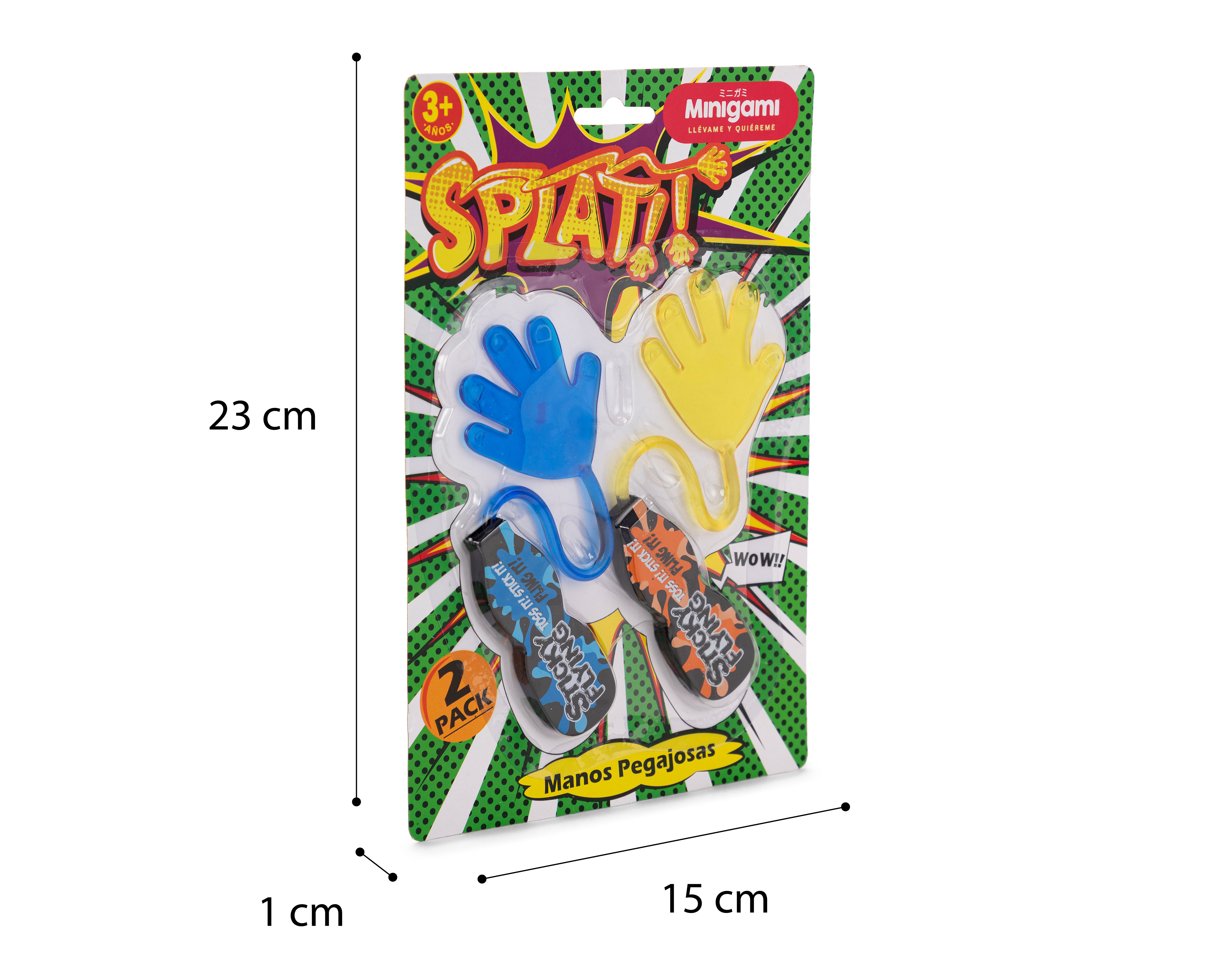 Foto 4 pulgar | Foto 3 | Mano Pegajosa Minigami Sticky Flying 2 Piezas