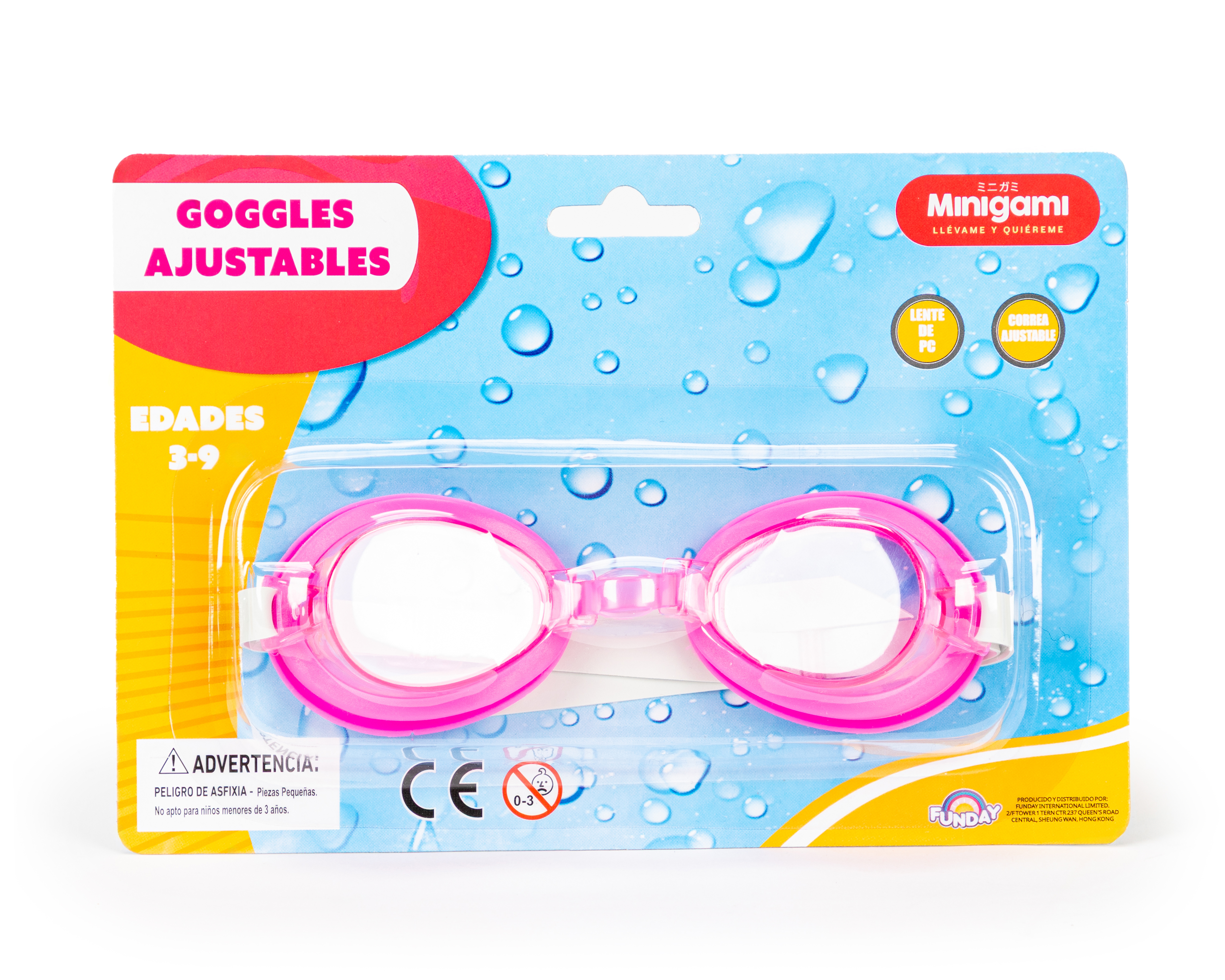 Googles para Natación Minigami Ajustables