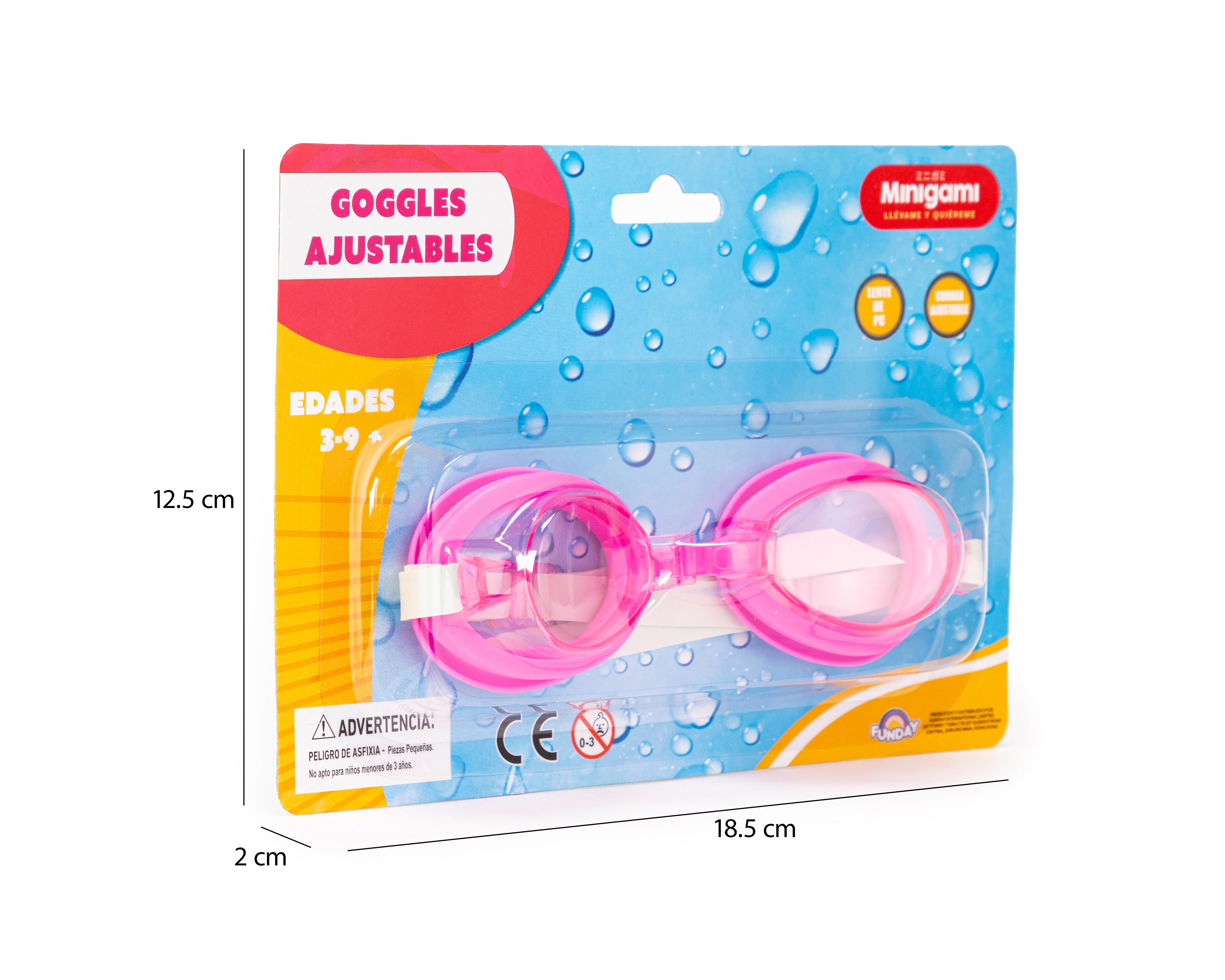 Foto 3 | Foto 3 | Googles para Natación Minigami Ajustables