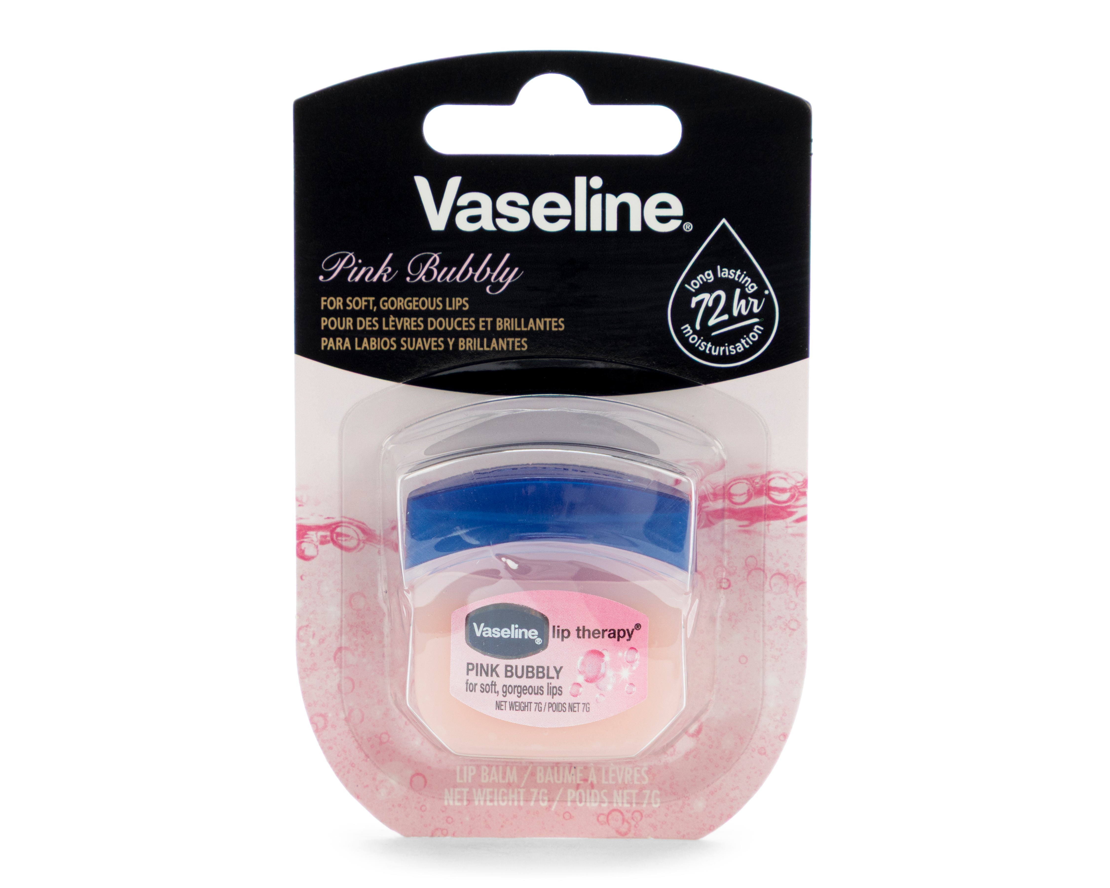 Bálsamo Labial Vaseline Lip Therapy Pink Bubbly 7 g