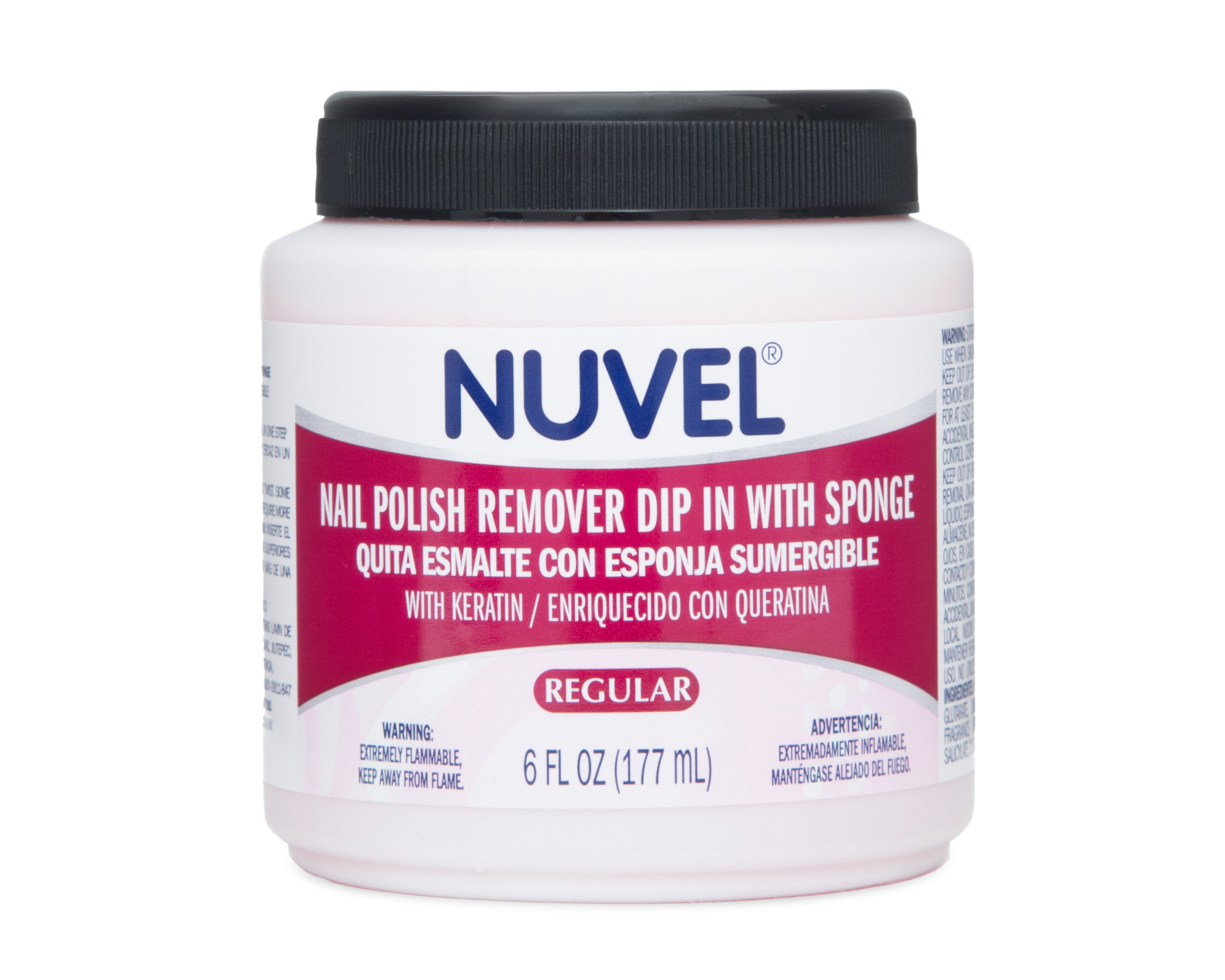 Foto 2 pulgar | Foto 1 | Quitaesmalte con Esponja Sumergible Nuvel 177 ml