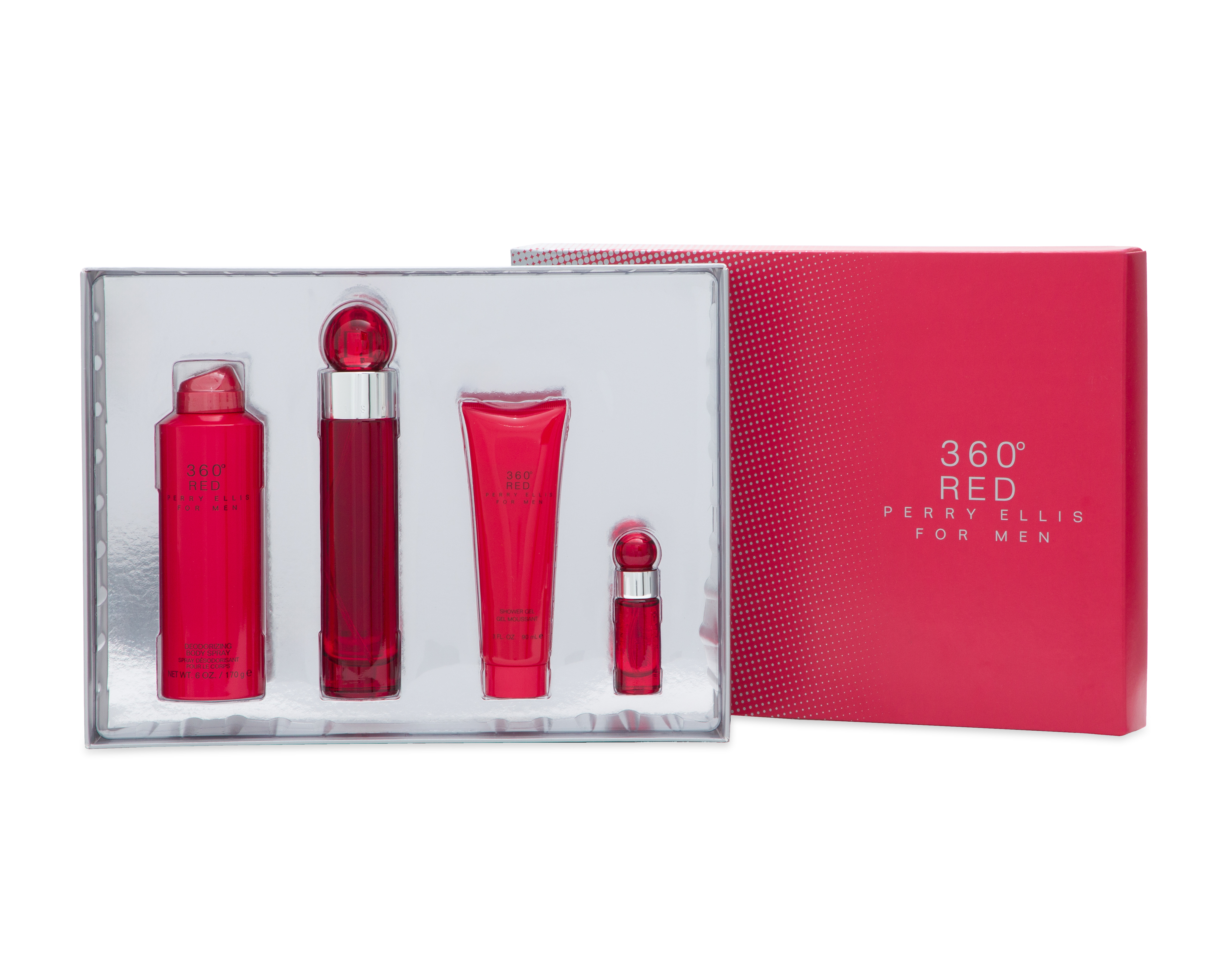 Foto 5 pulgar | Foto 4 | Estuche para Hombre Perry Ellis 360 Red 4 Piezas