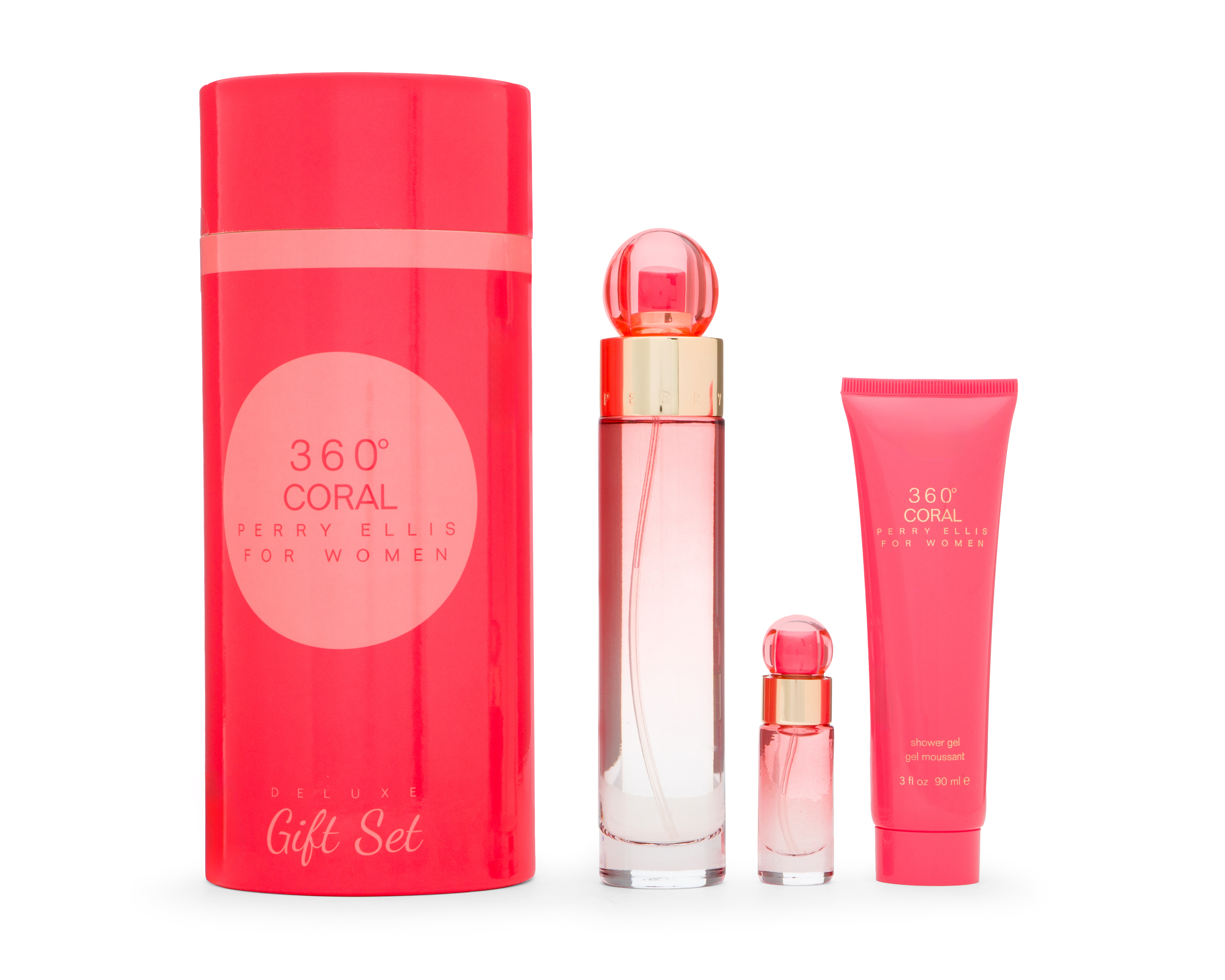 Foto 2 pulgar | Foto 1 | Estuche para Mujer Perry Ellis 360 Coral 3 Piezas