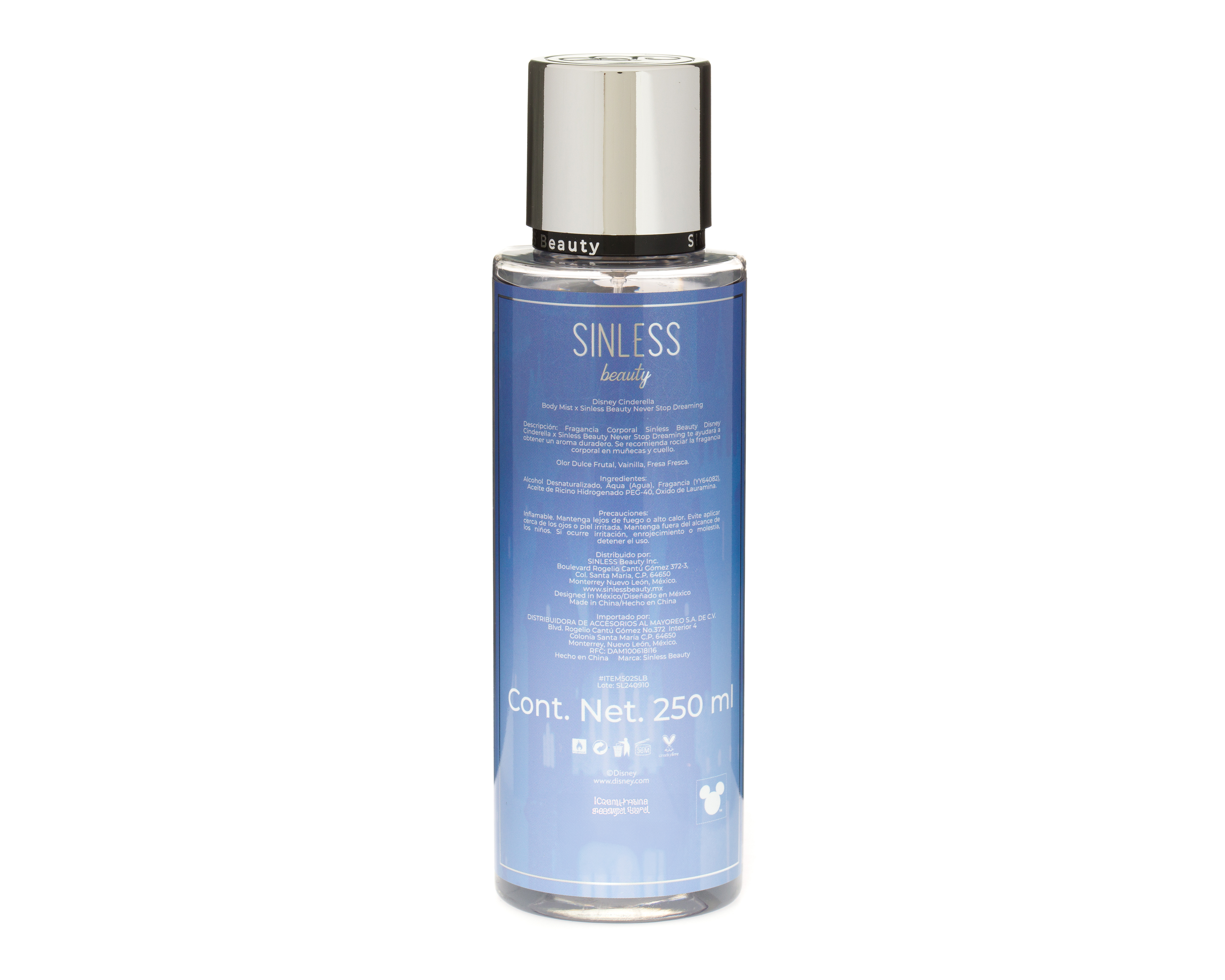 Foto 2 | Foto 2 | Body Sinless Beauty Disney Cinderella Dulce 250 ml