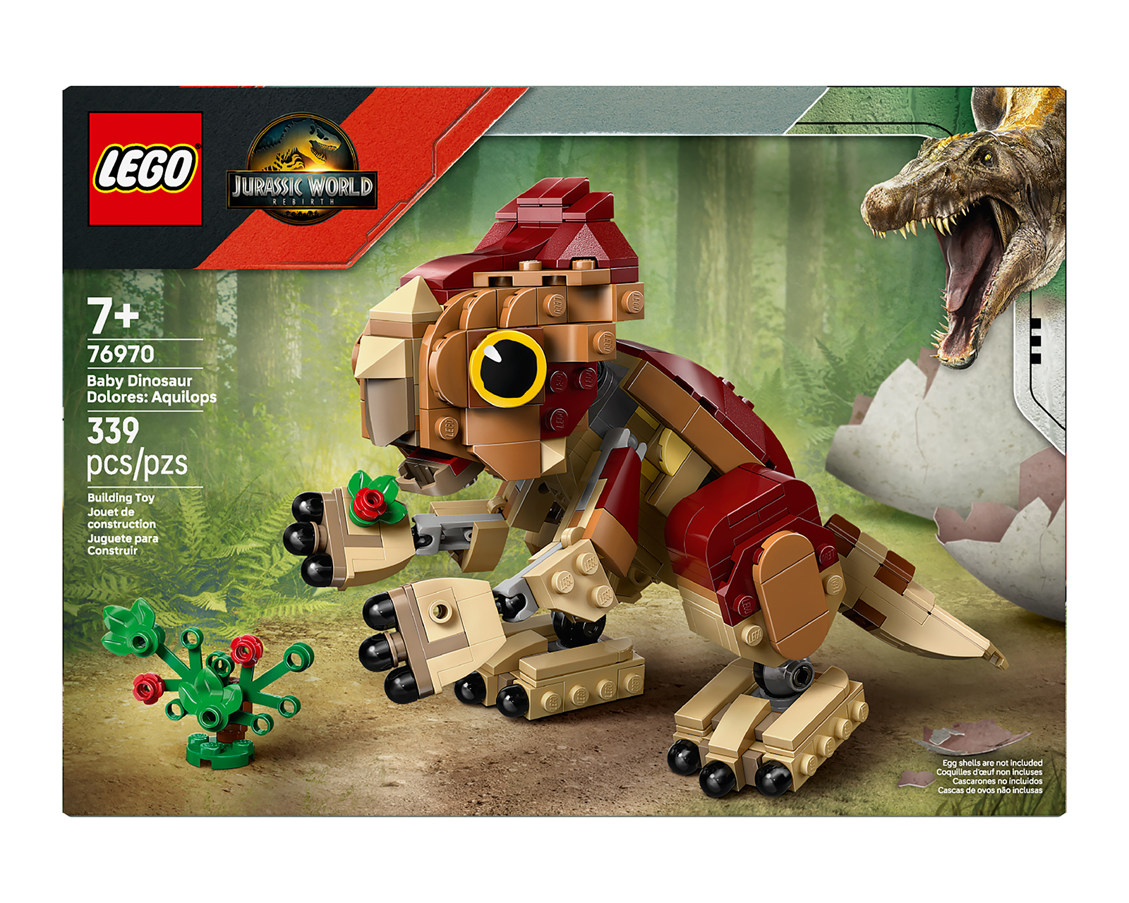 Foto 3 pulgar | Foto 2 | LEGO Jurassic World Rebirth Baby Dinosaur Dolores: Aquilops